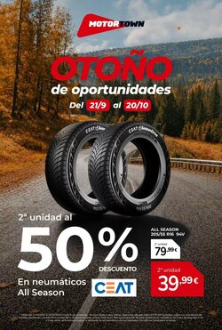 Folleto promocional de MotorTown válido desde el 21/09/2026
