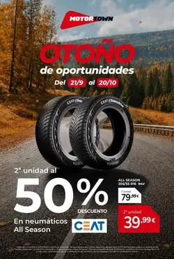 Folleto promocional de MotorTown válido desde el 21/09/2026