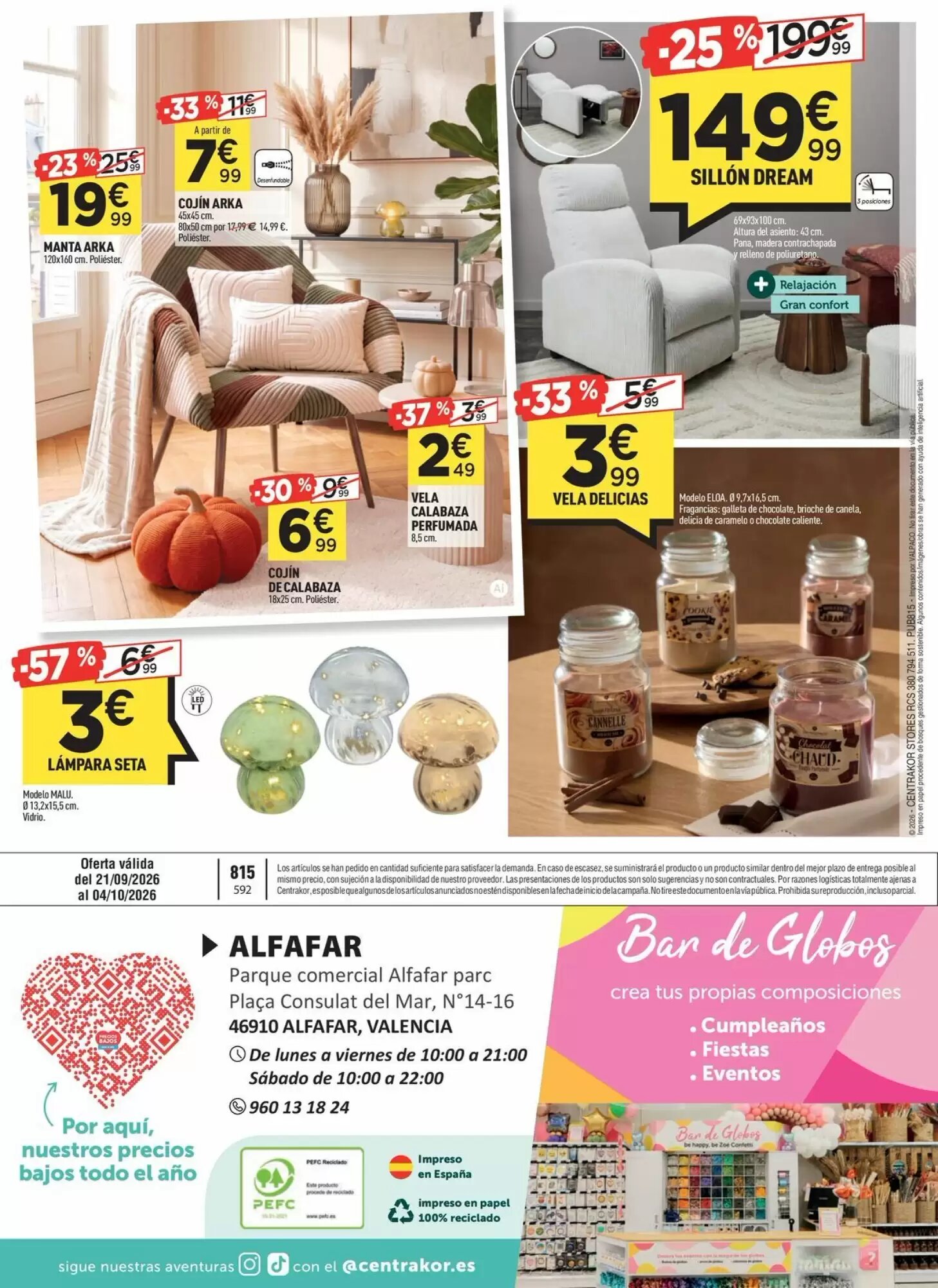 Folleto promocional de Centrakor válido desde el 21/09/2026 - Página 8.