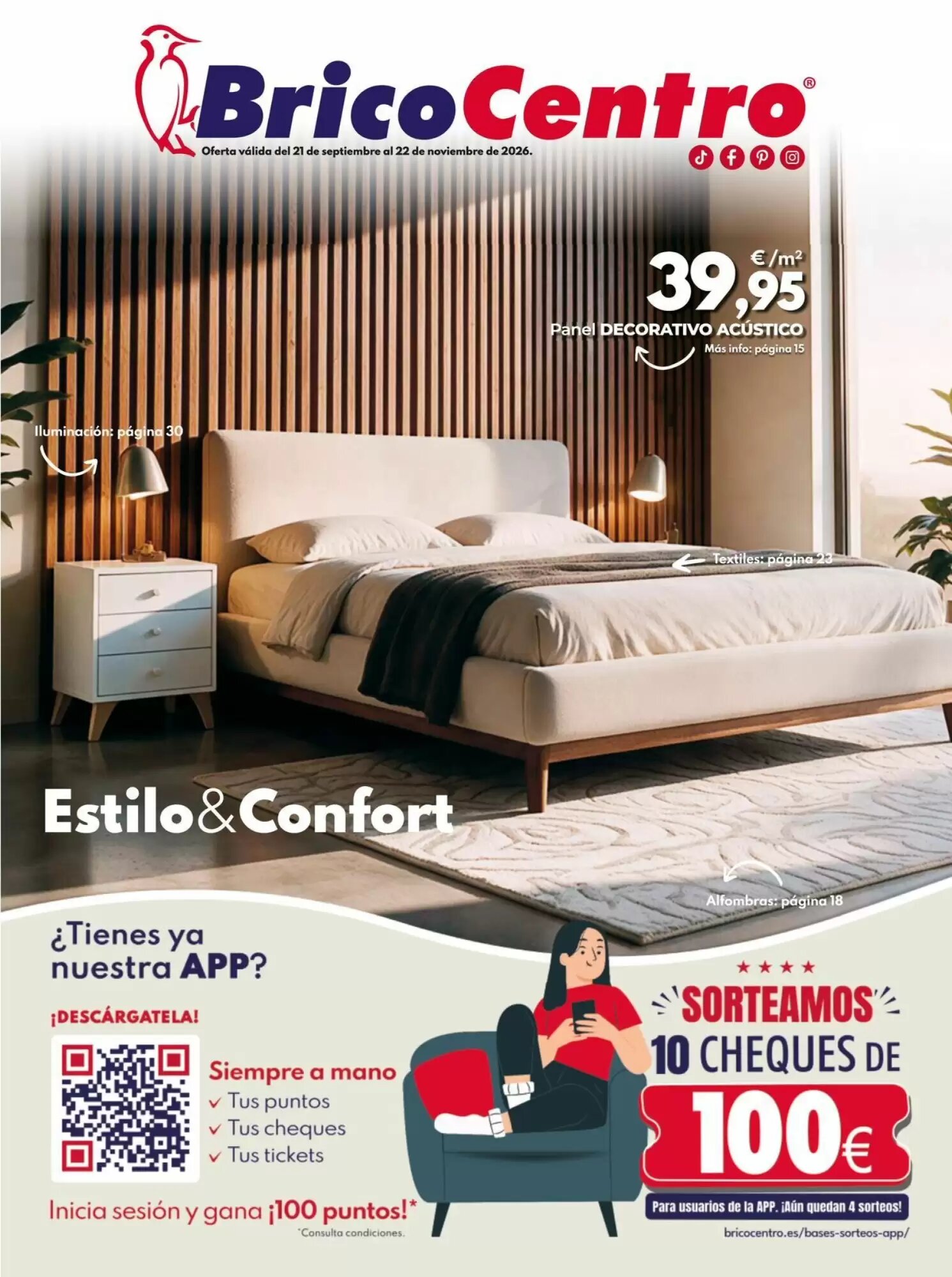 Folleto promocional de BricoCentro válido desde el 21/09/2026 - Página 1.