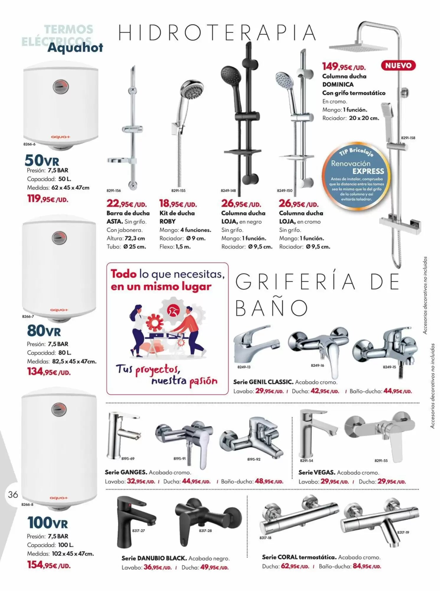 Folleto promocional de BricoCentro válido desde el 21/09/2026 - Página 36.