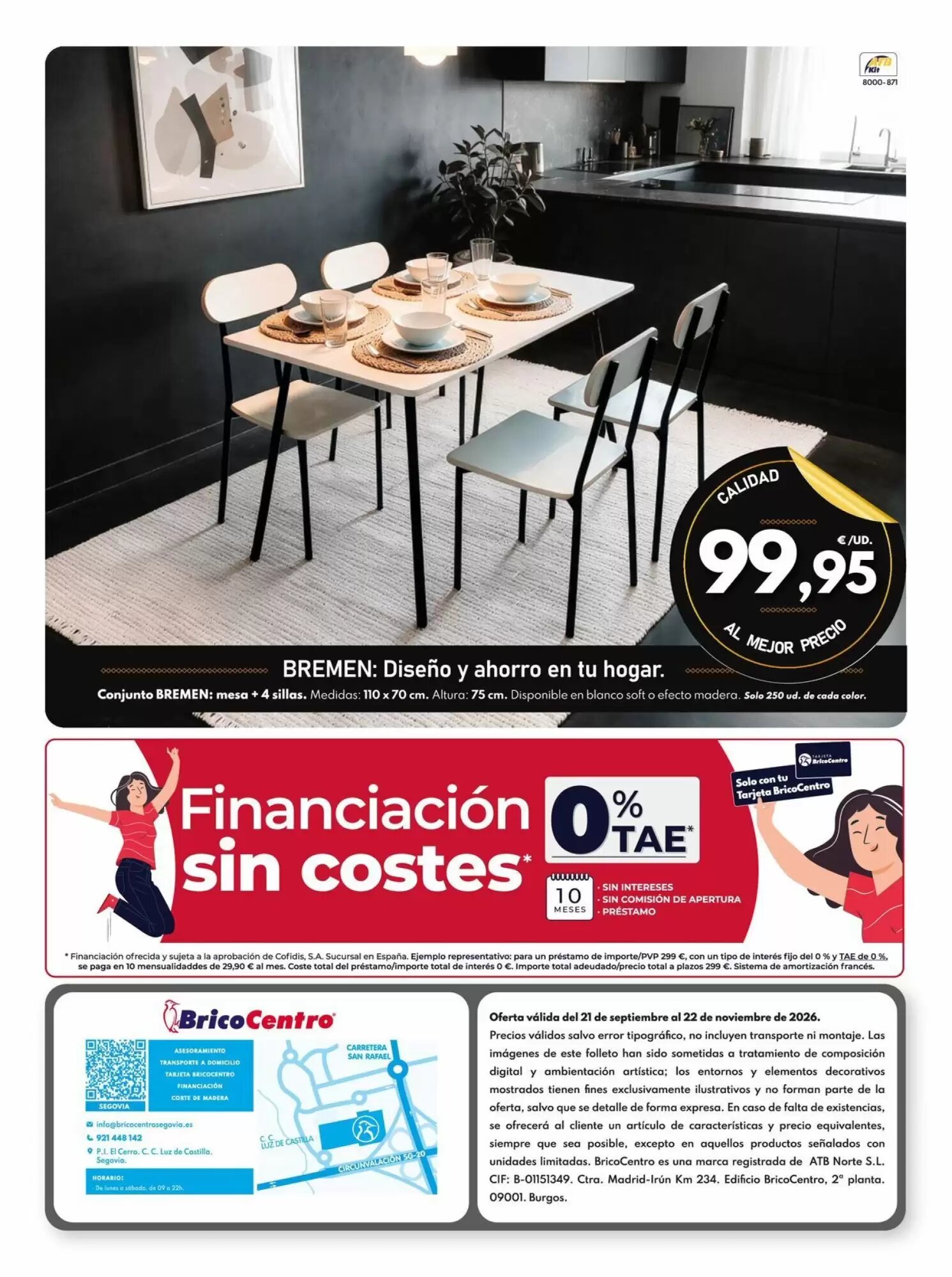 Folleto promocional de BricoCentro válido desde el 21/09/2026 - Página 40.