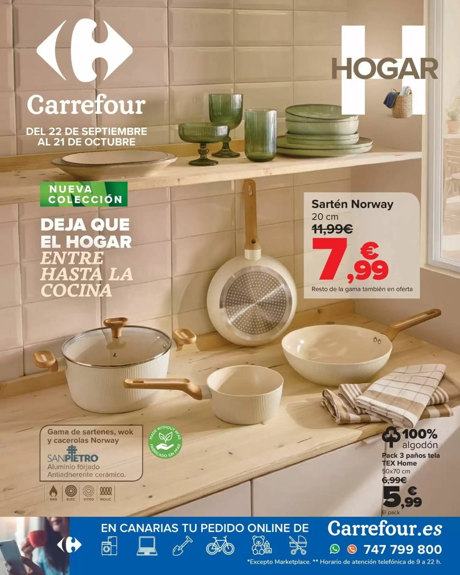 Folleto promocional de Carrefour válido desde el 22/09/2026 - Página 1.