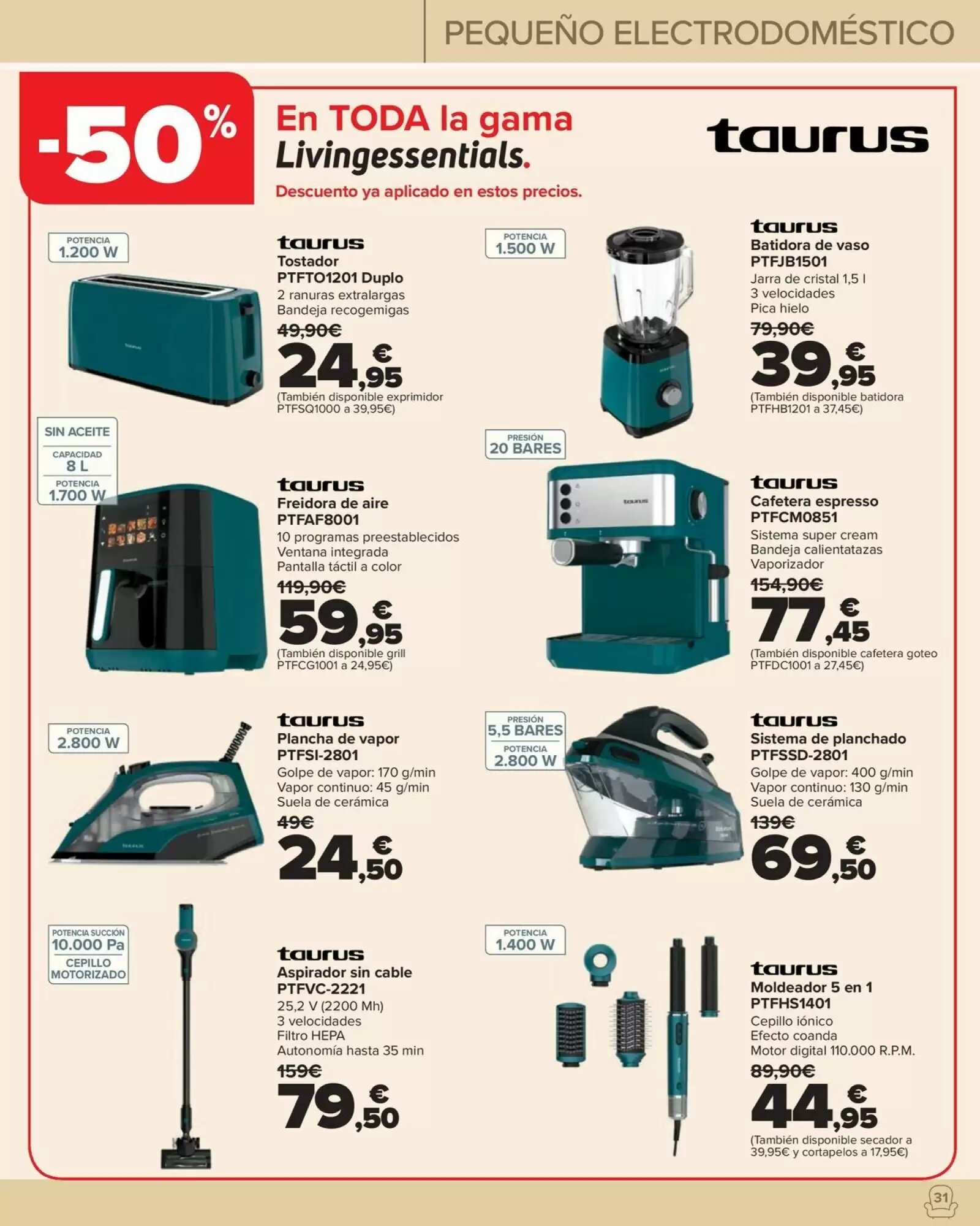 Folleto promocional de Carrefour válido desde el 22/09/2026 - Página 31.
