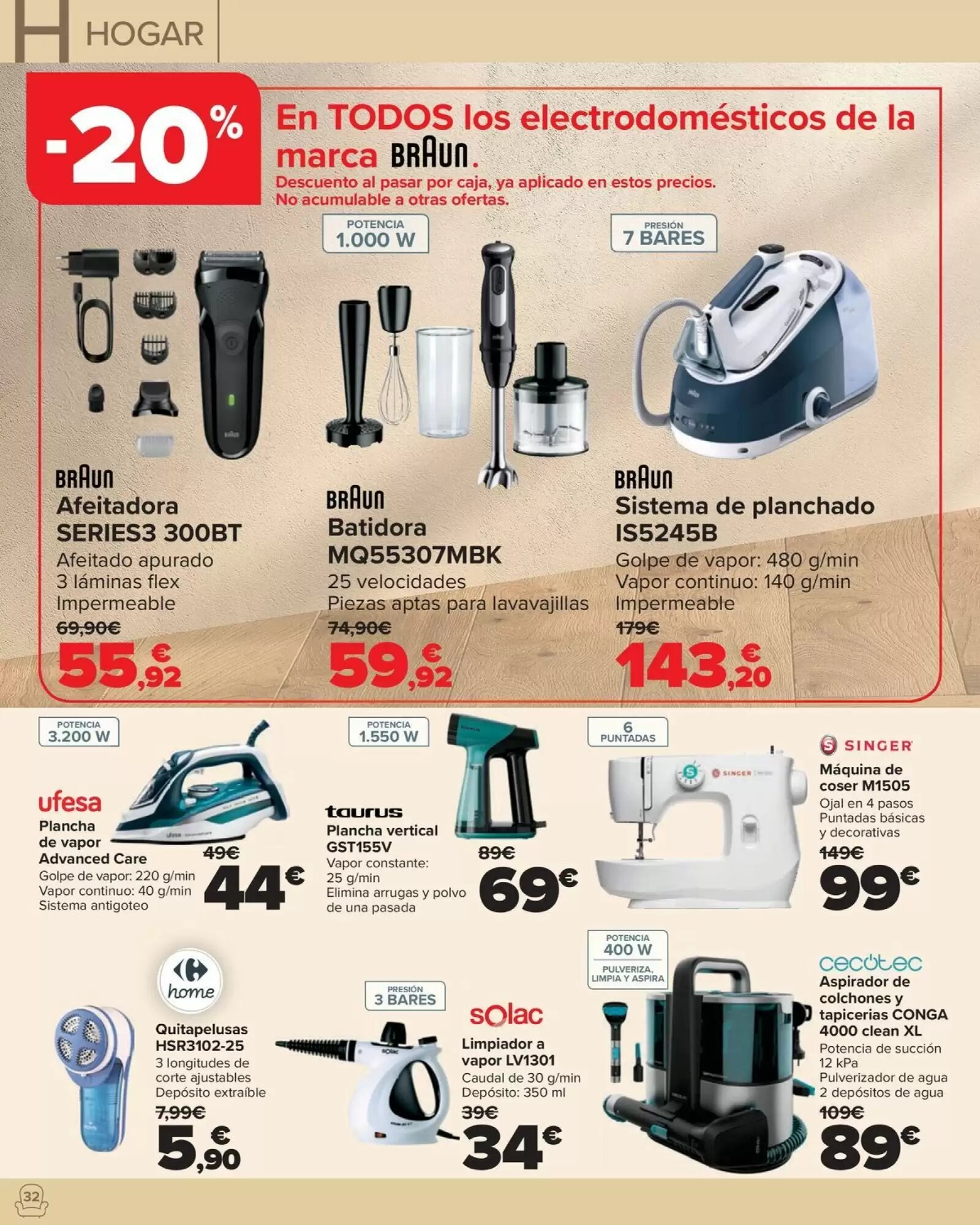 Folleto promocional de Carrefour válido desde el 22/09/2026 - Página 32.