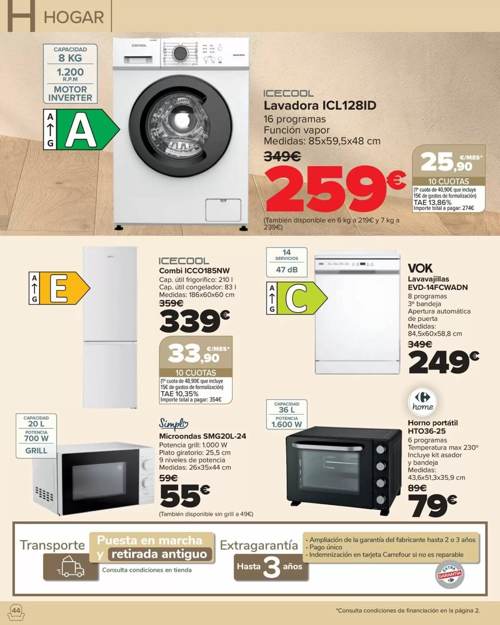 Folleto promocional de Carrefour válido desde el 22/09/2026 - Página 44.