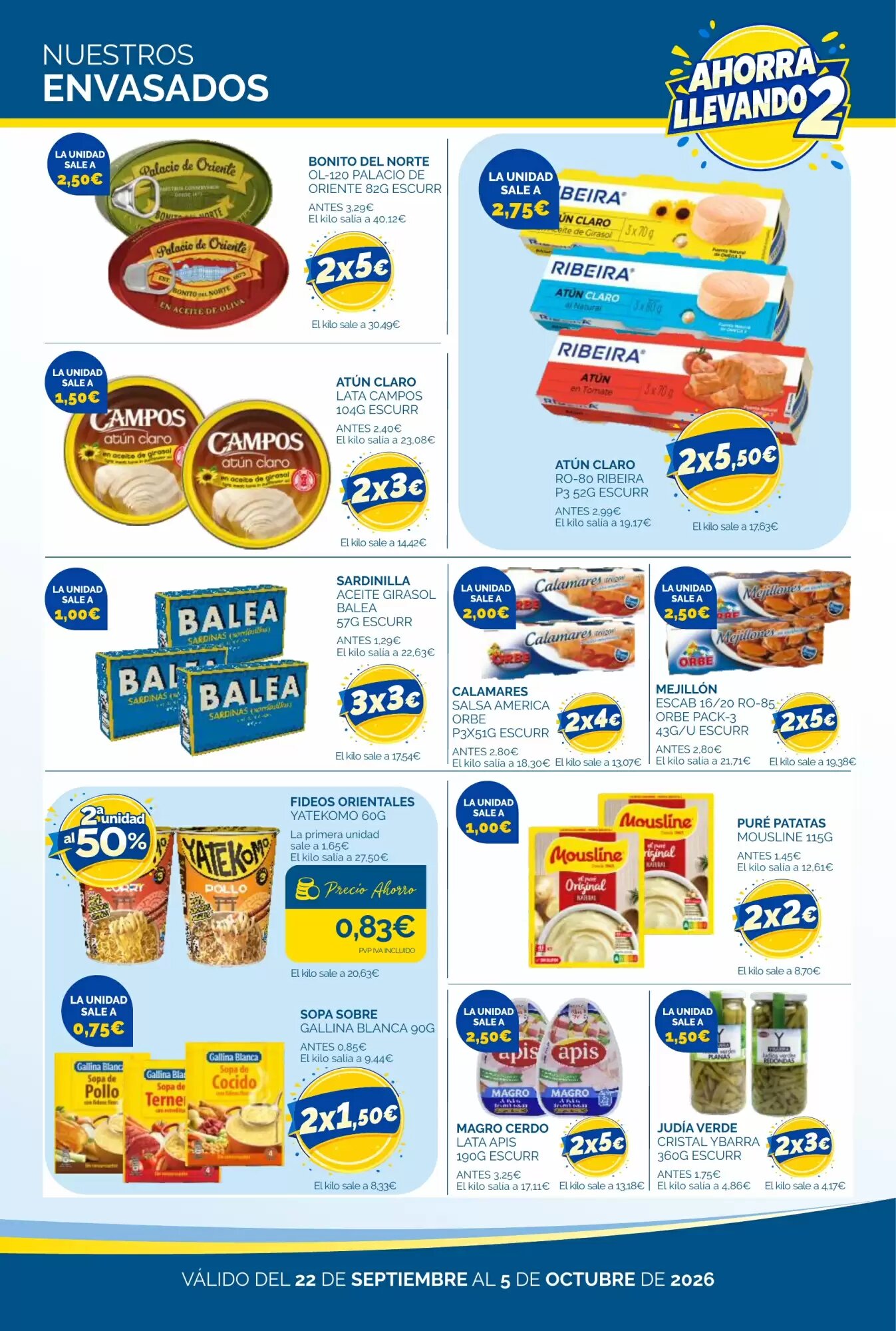 Folleto promocional de Supermercados La Despensa válido desde el 22/09/2026 - Página 13.