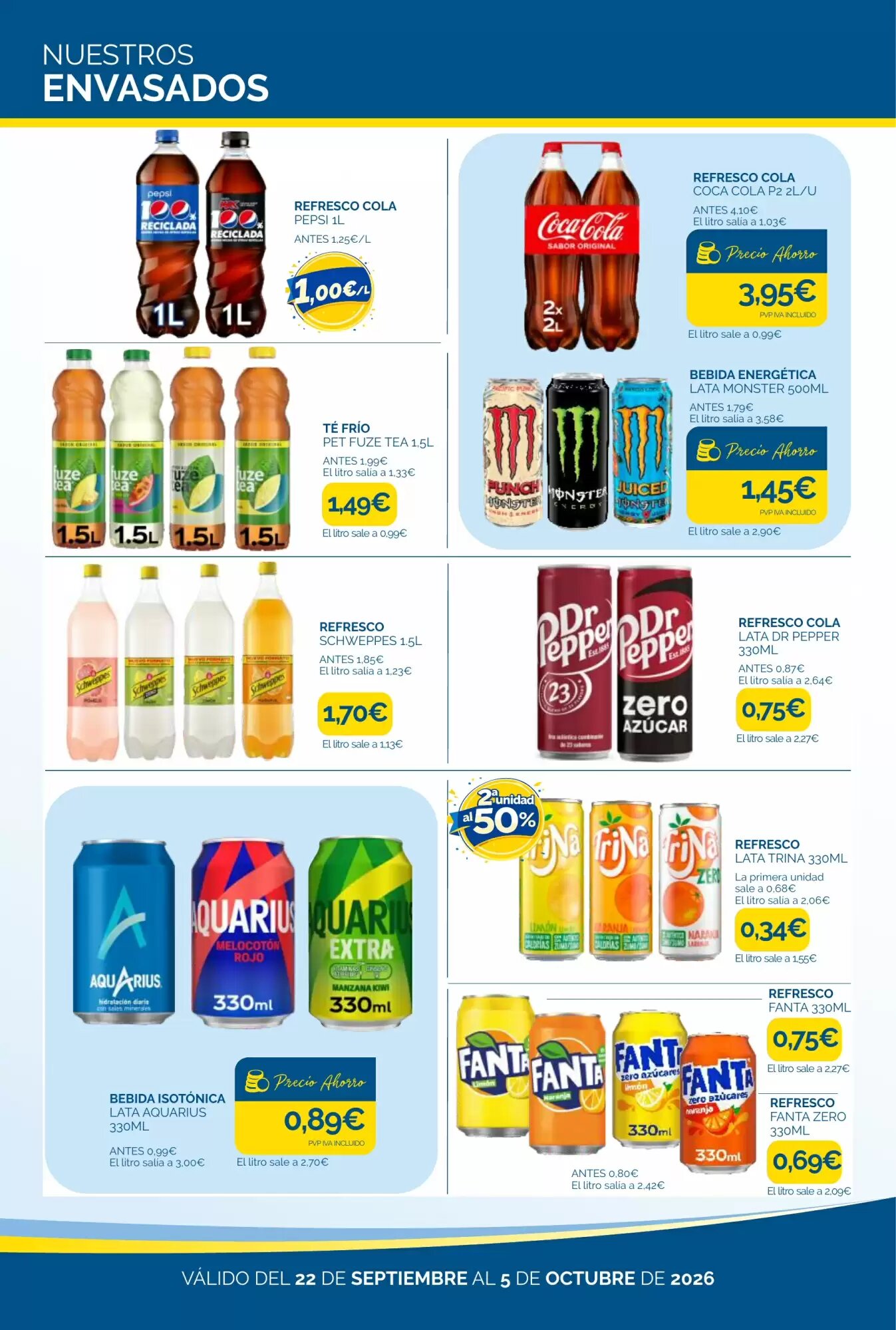 Folleto promocional de Supermercados La Despensa válido desde el 22/09/2026 - Página 15.