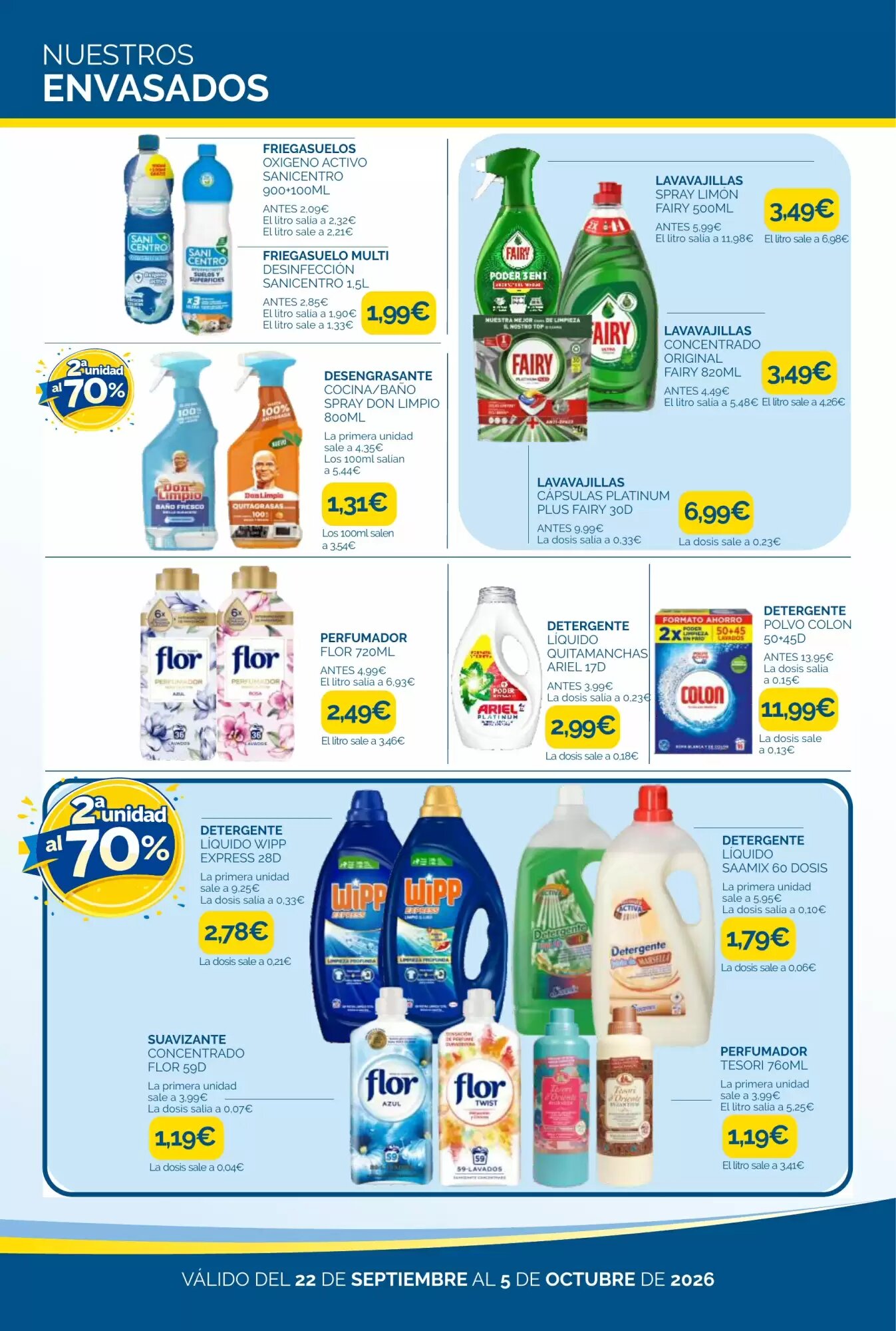 Folleto promocional de Supermercados La Despensa válido desde el 22/09/2026 - Página 18.