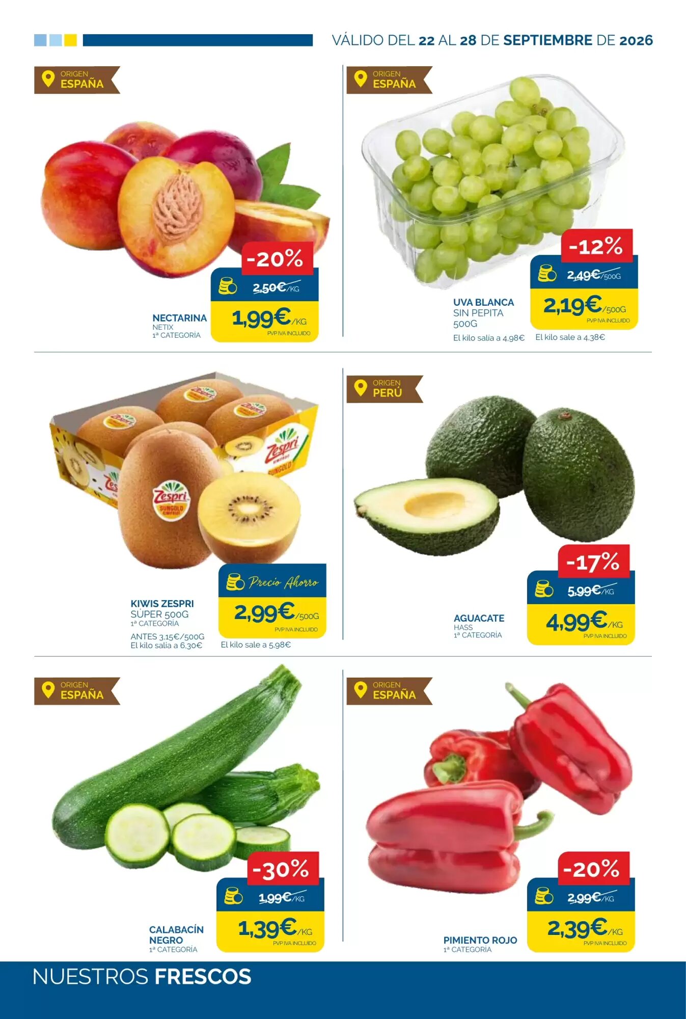 Folleto promocional de Supermercados La Despensa válido desde el 22/09/2026 - Página 2.