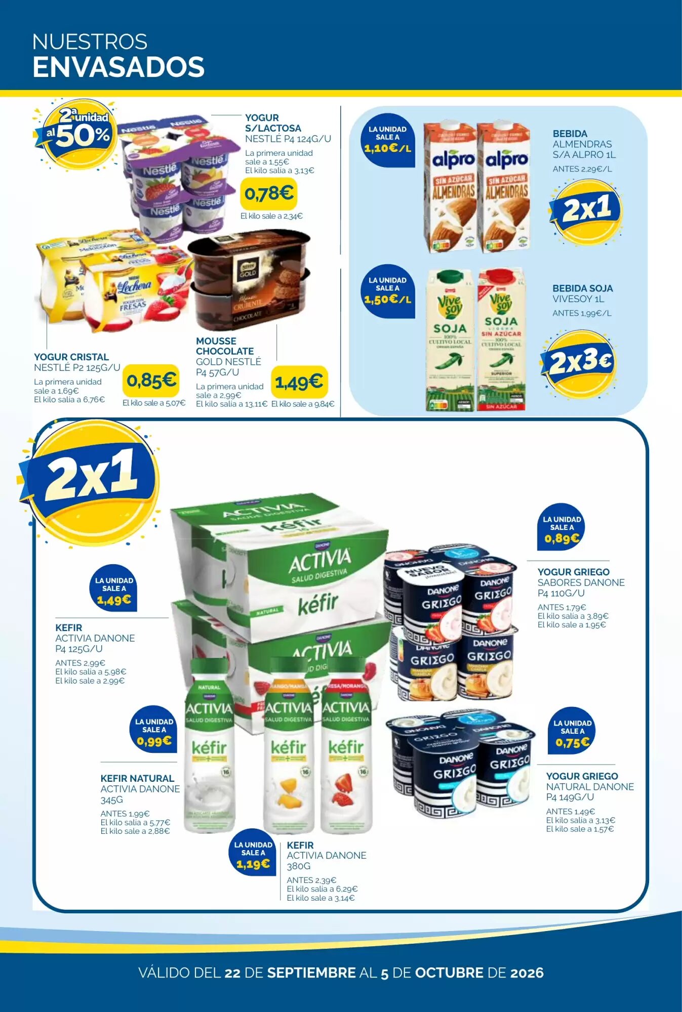 Folleto promocional de Supermercados La Despensa válido desde el 22/09/2026 - Página 8.