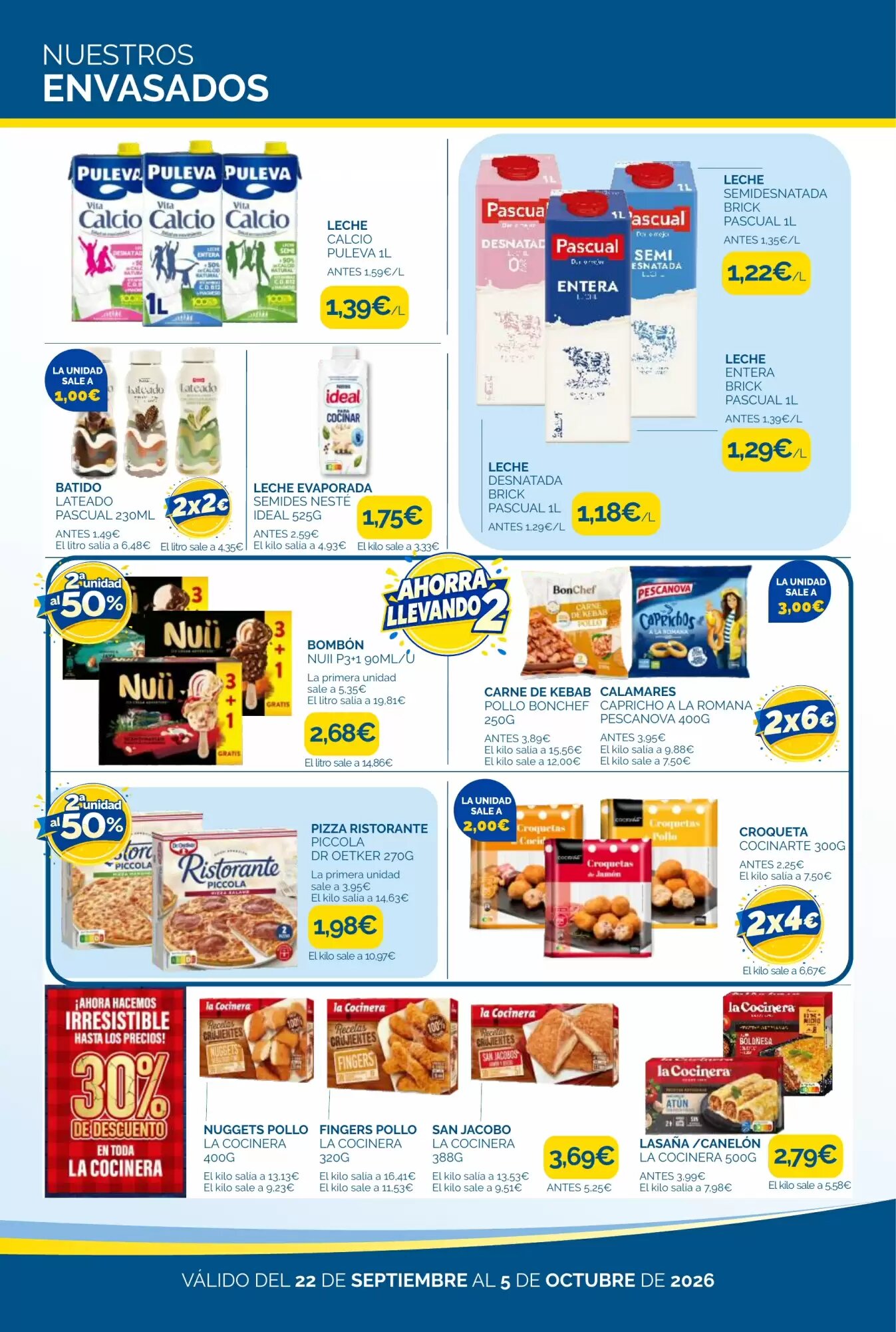 Folleto promocional de Supermercados La Despensa válido desde el 22/09/2026 - Página 9.