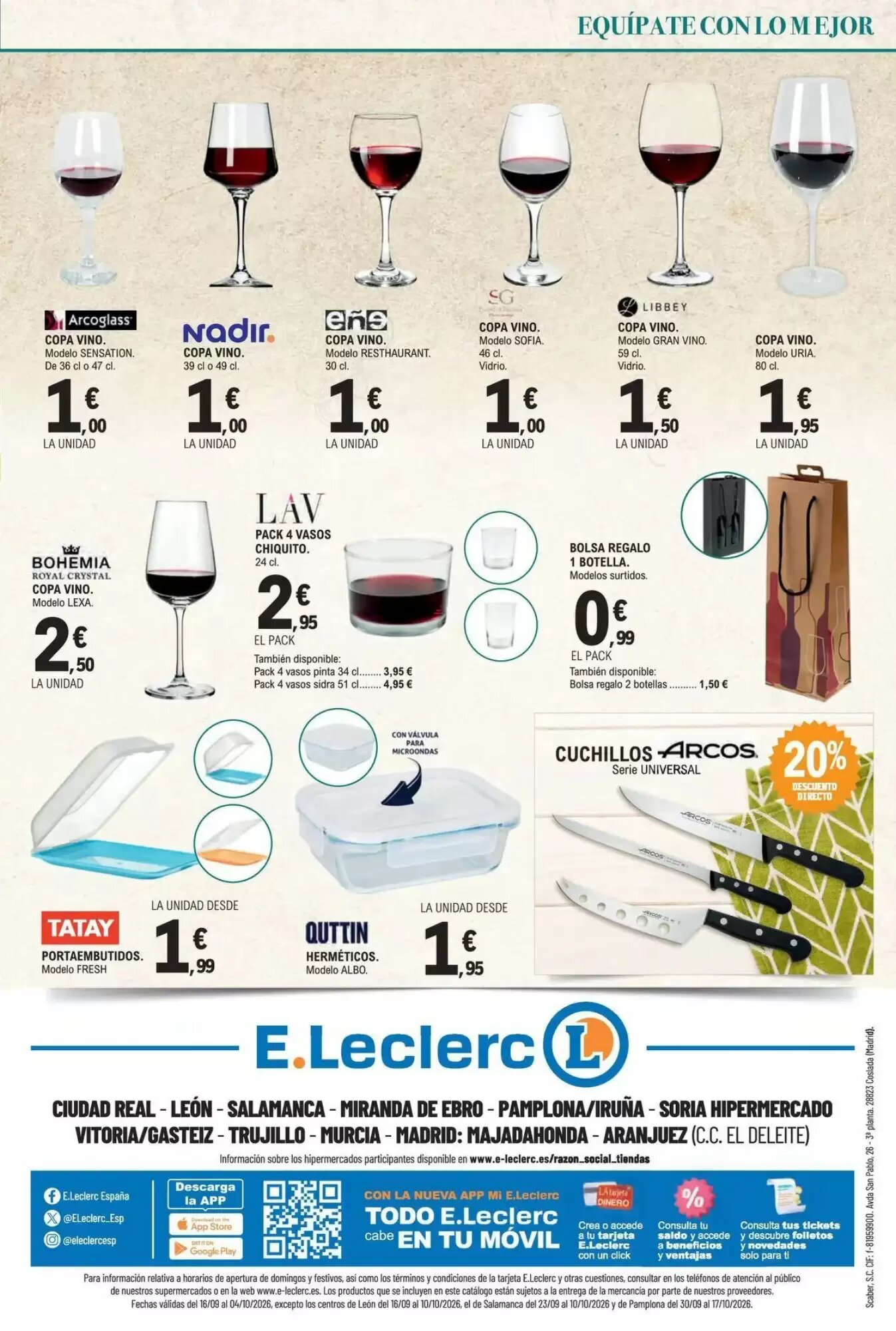 Folleto promocional de E.Leclerc válido desde el 22/09/2026 - Página 23.