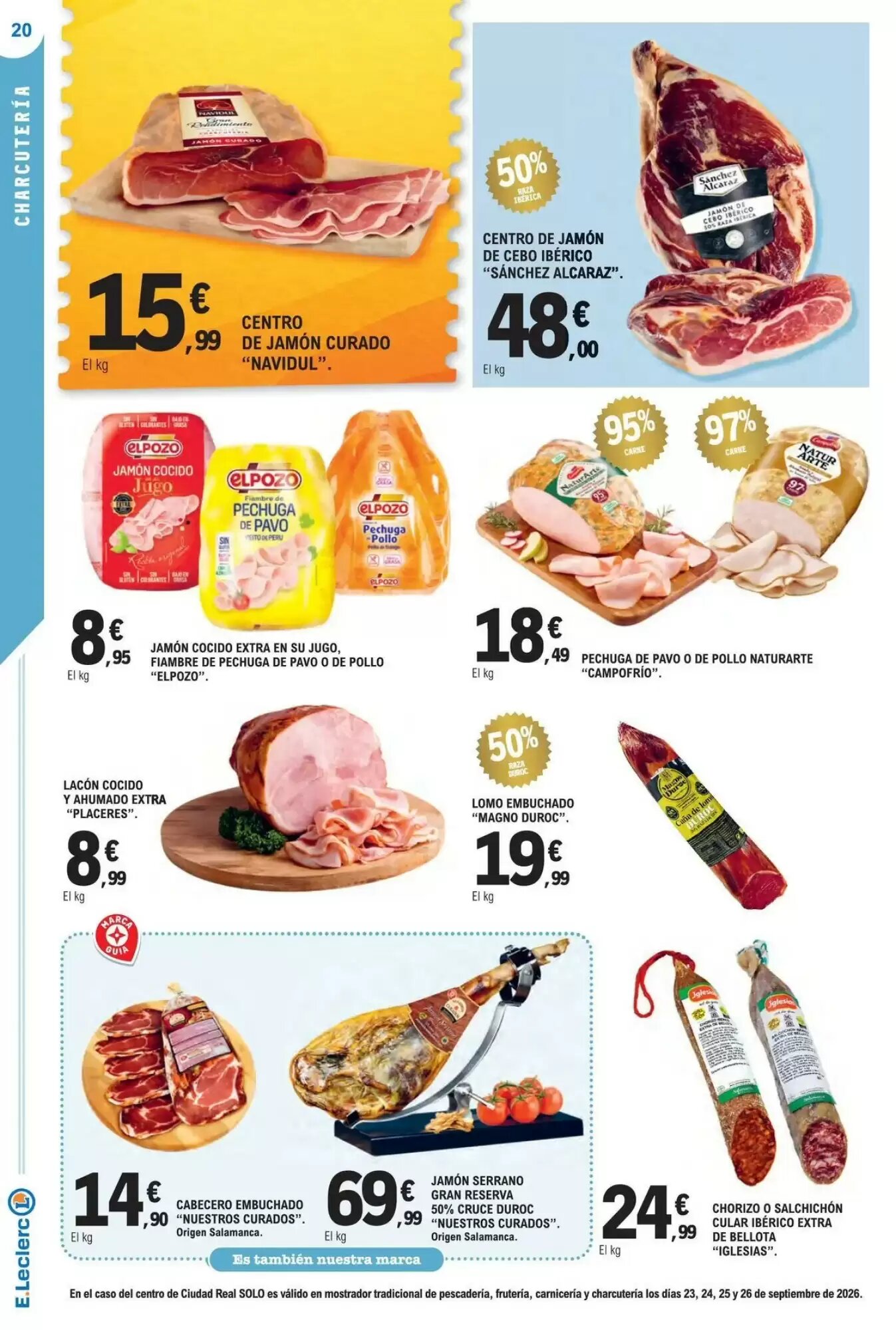 Folleto promocional de E.Leclerc válido desde el 22/09/2026 - Página 20.