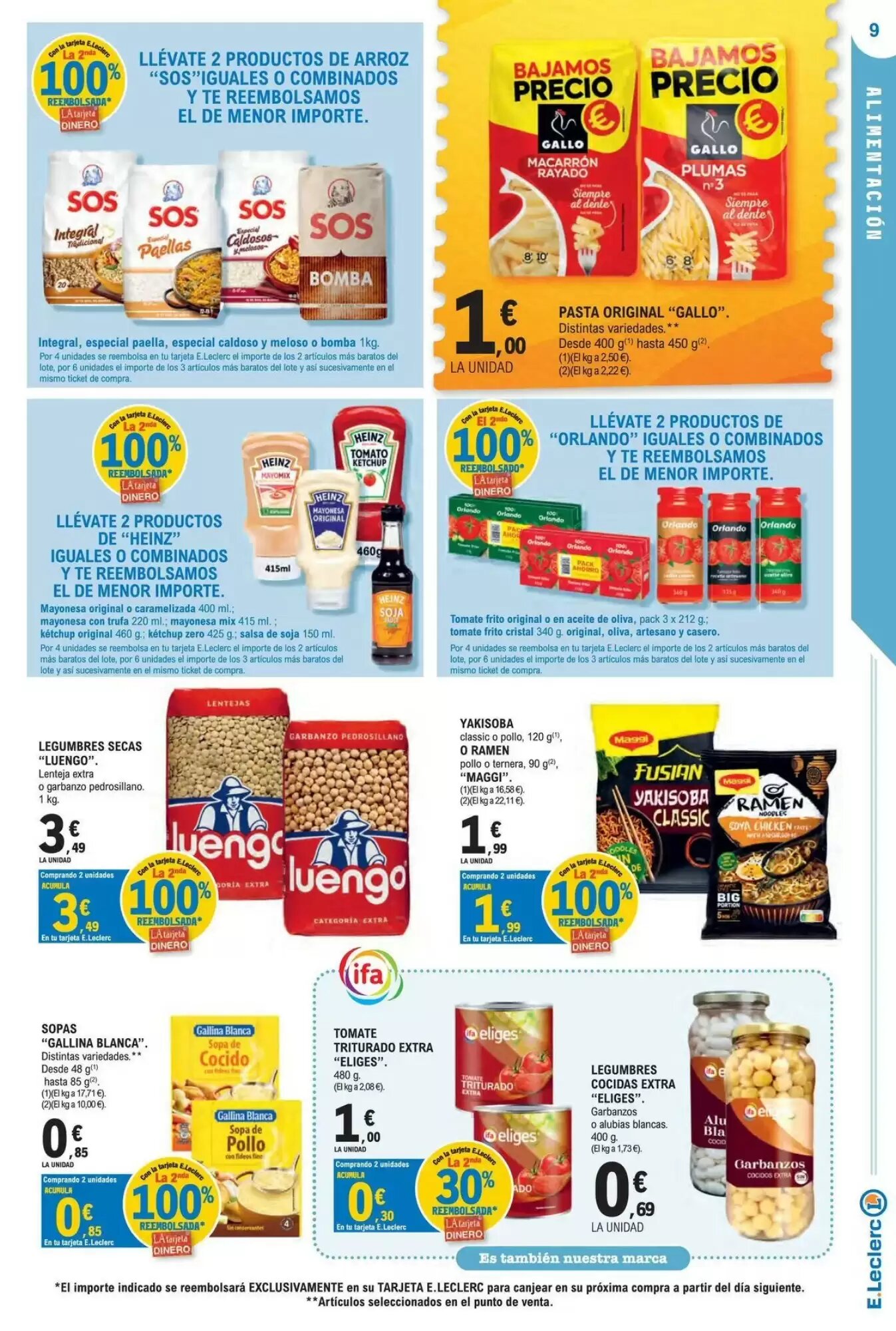 Folleto promocional de E.Leclerc válido desde el 22/09/2026 - Página 9.