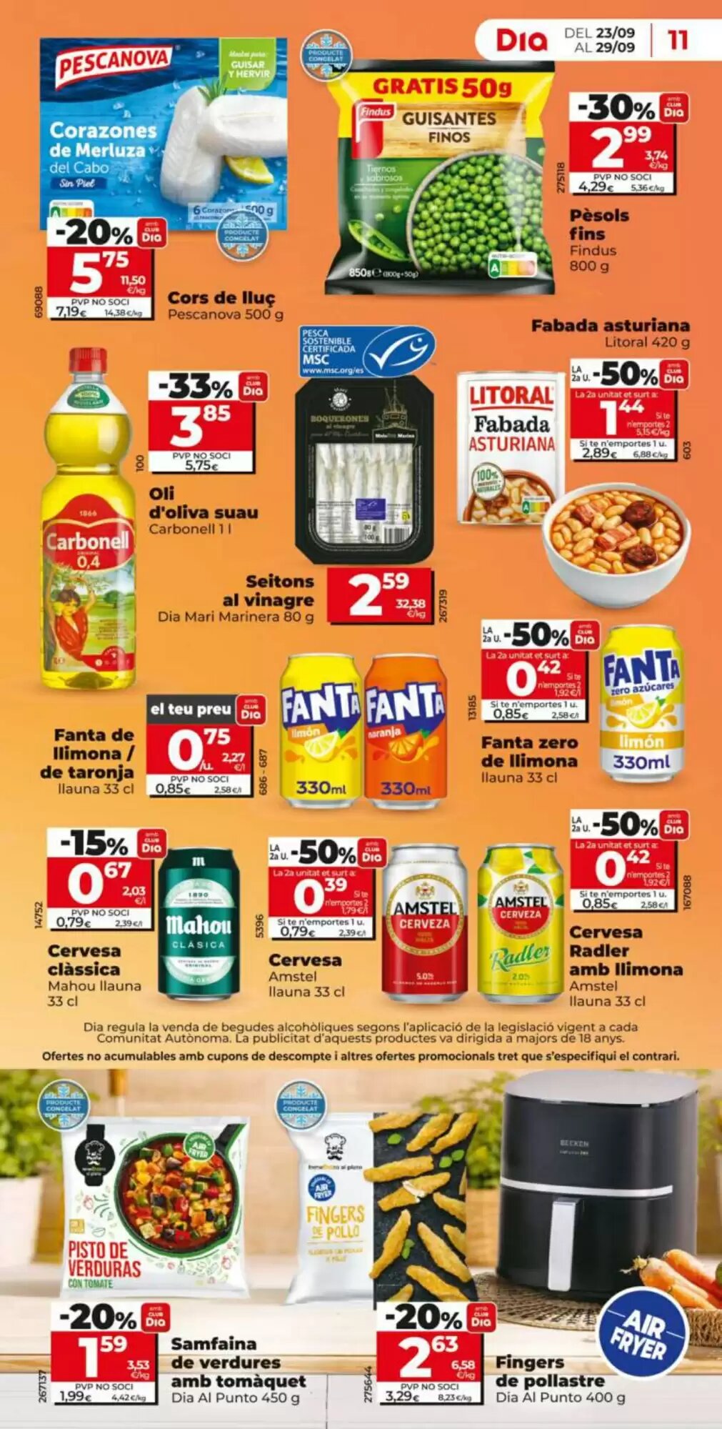 Folleto promocional de Dia válido desde el 23/09/2026 - Página 11.
