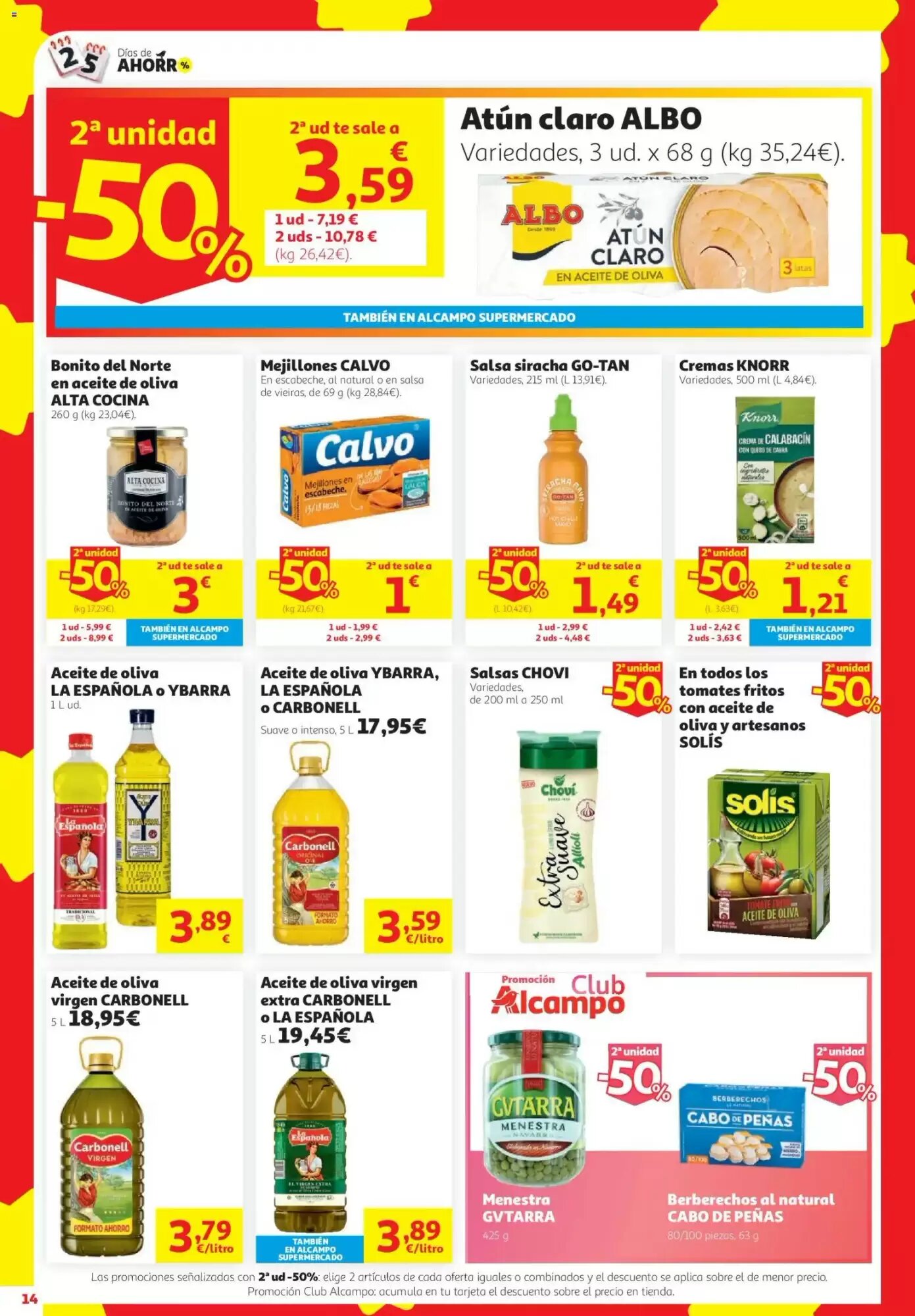 Folleto promocional de Alcampo válido desde el 24/09/2026 - Página 14.