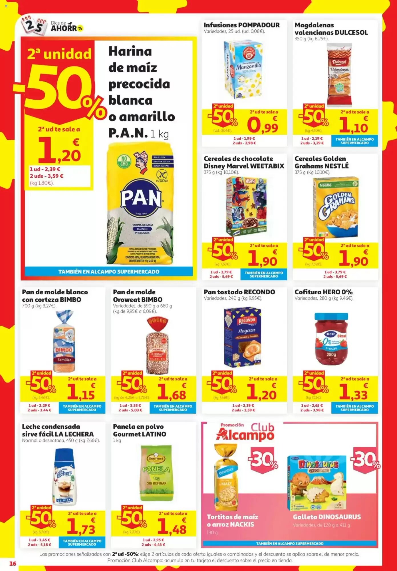 Folleto promocional de Alcampo válido desde el 24/09/2026 - Página 16.