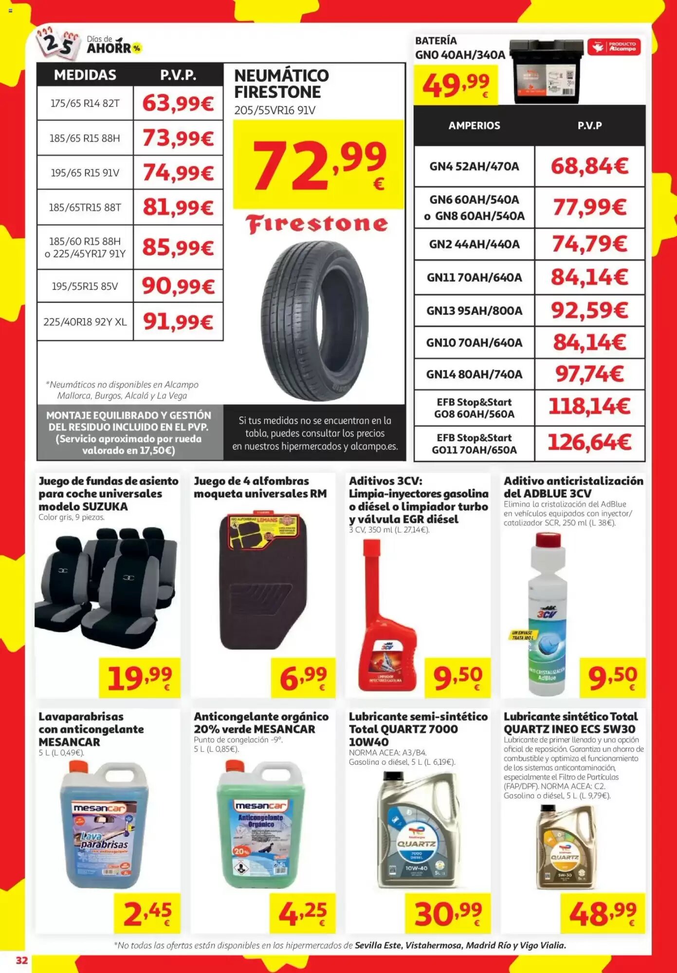 Folleto promocional de Alcampo válido desde el 24/09/2026 - Página 32.