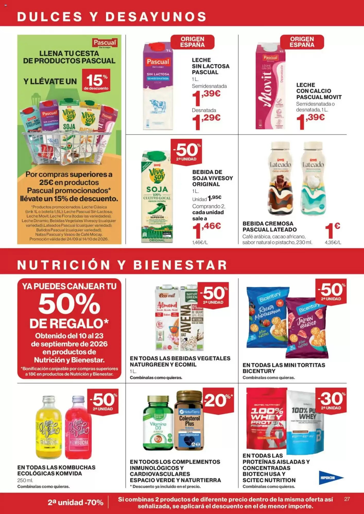 Folleto promocional de Hipercor válido desde el 24/09/2026 - Página 27.