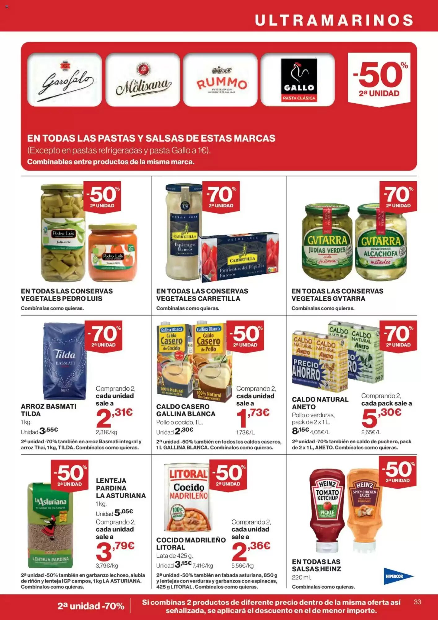 Folleto promocional de Hipercor válido desde el 24/09/2026 - Página 33.