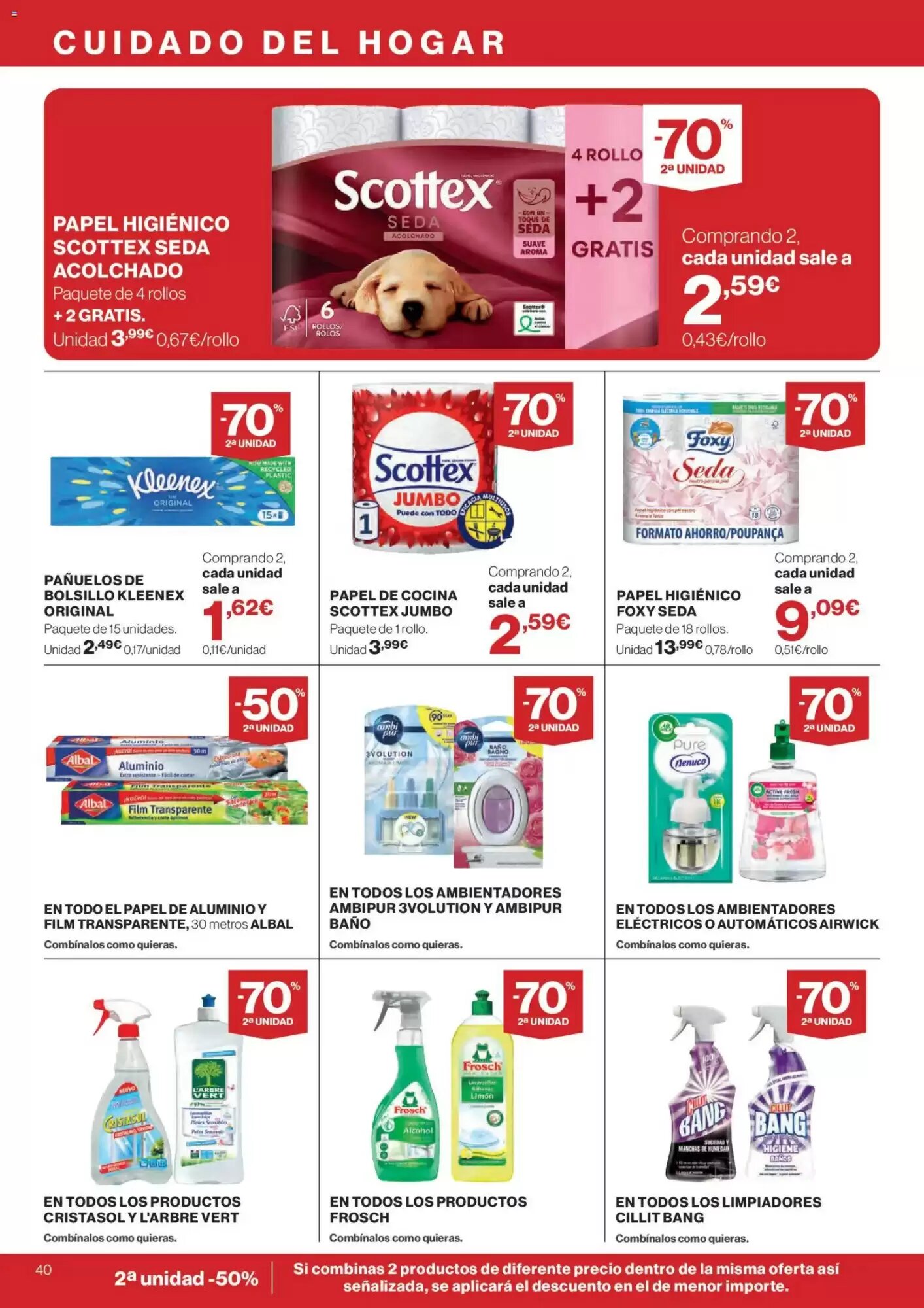Folleto promocional de Hipercor válido desde el 24/09/2026 - Página 40.