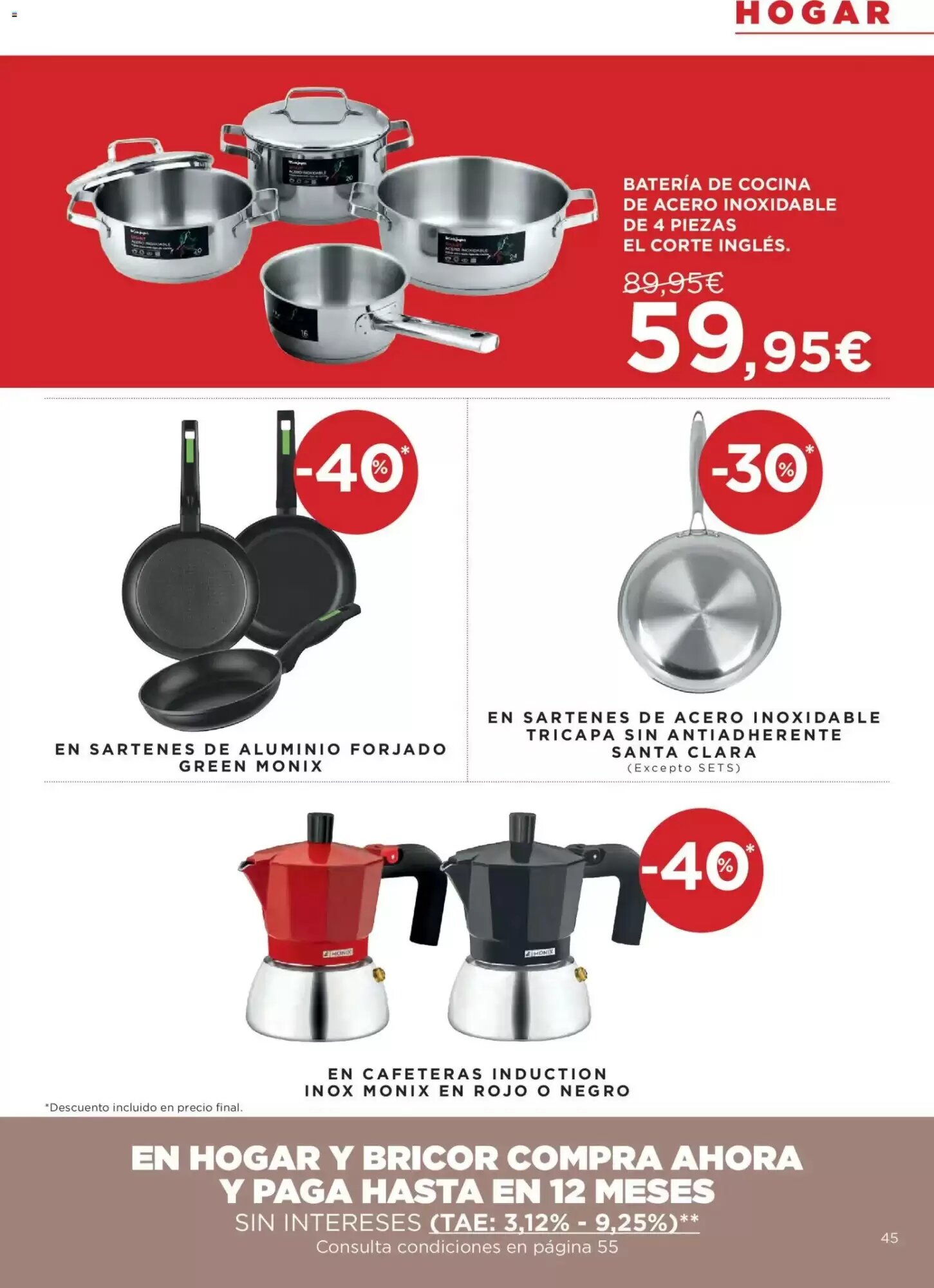 Folleto promocional de Hipercor válido desde el 24/09/2026 - Página 45.