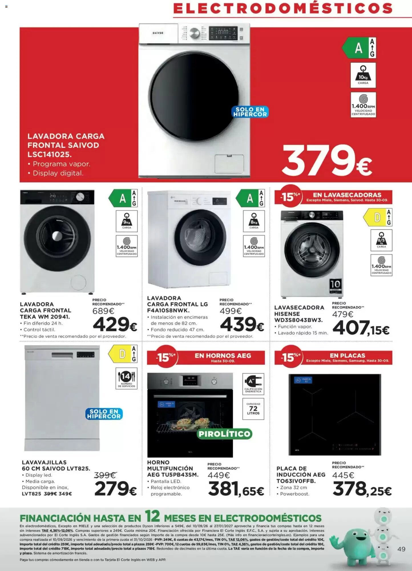 Folleto promocional de Hipercor válido desde el 24/09/2026 - Página 49.