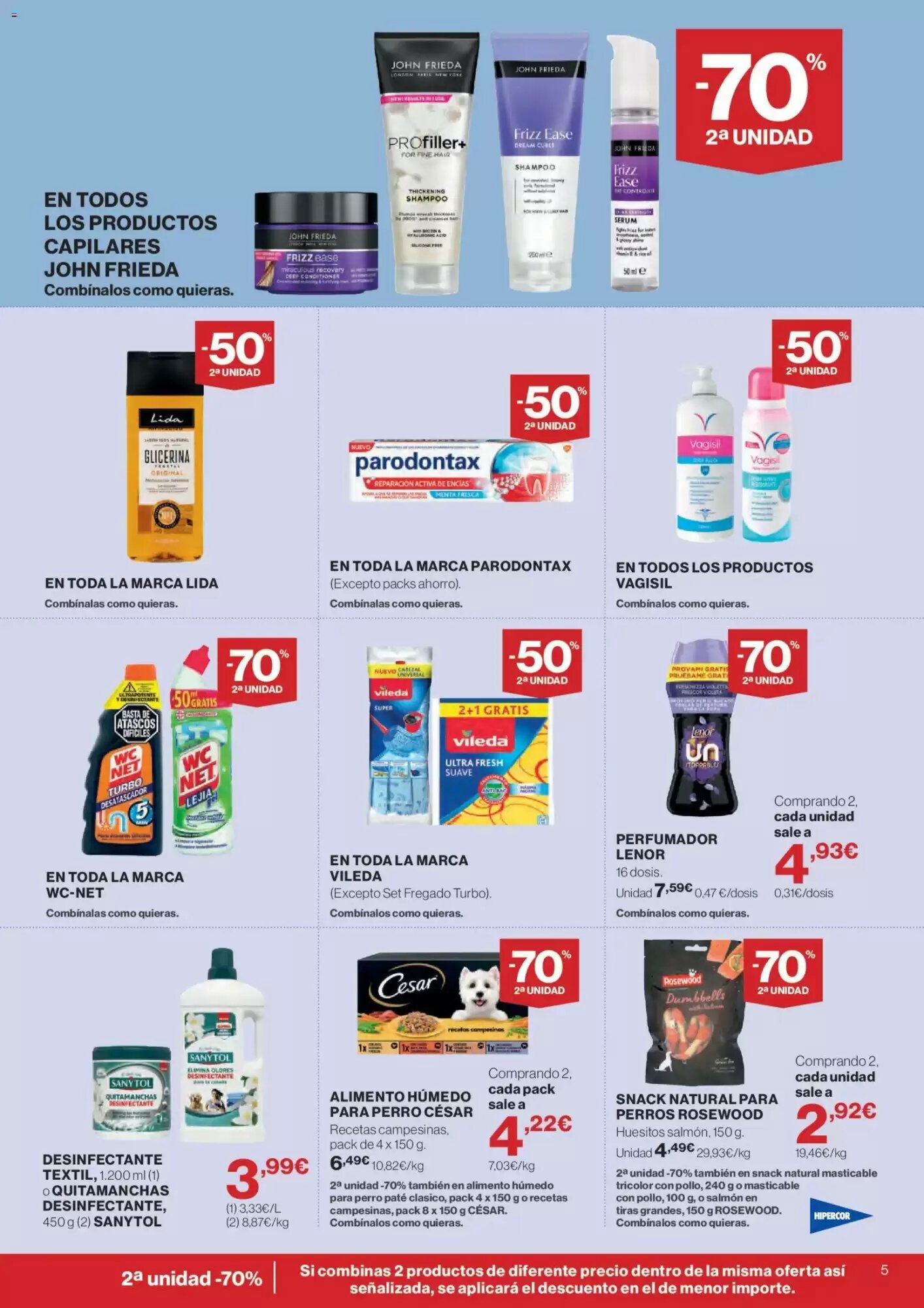Folleto promocional de Hipercor válido desde el 24/09/2026 - Página 5.