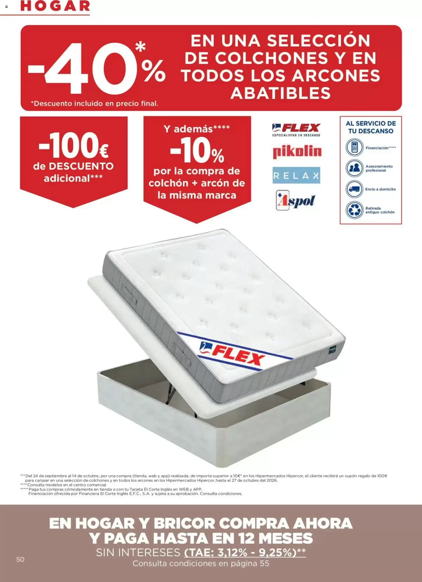 Folleto promocional de Hipercor válido desde el 24/09/2026 - Página 50.