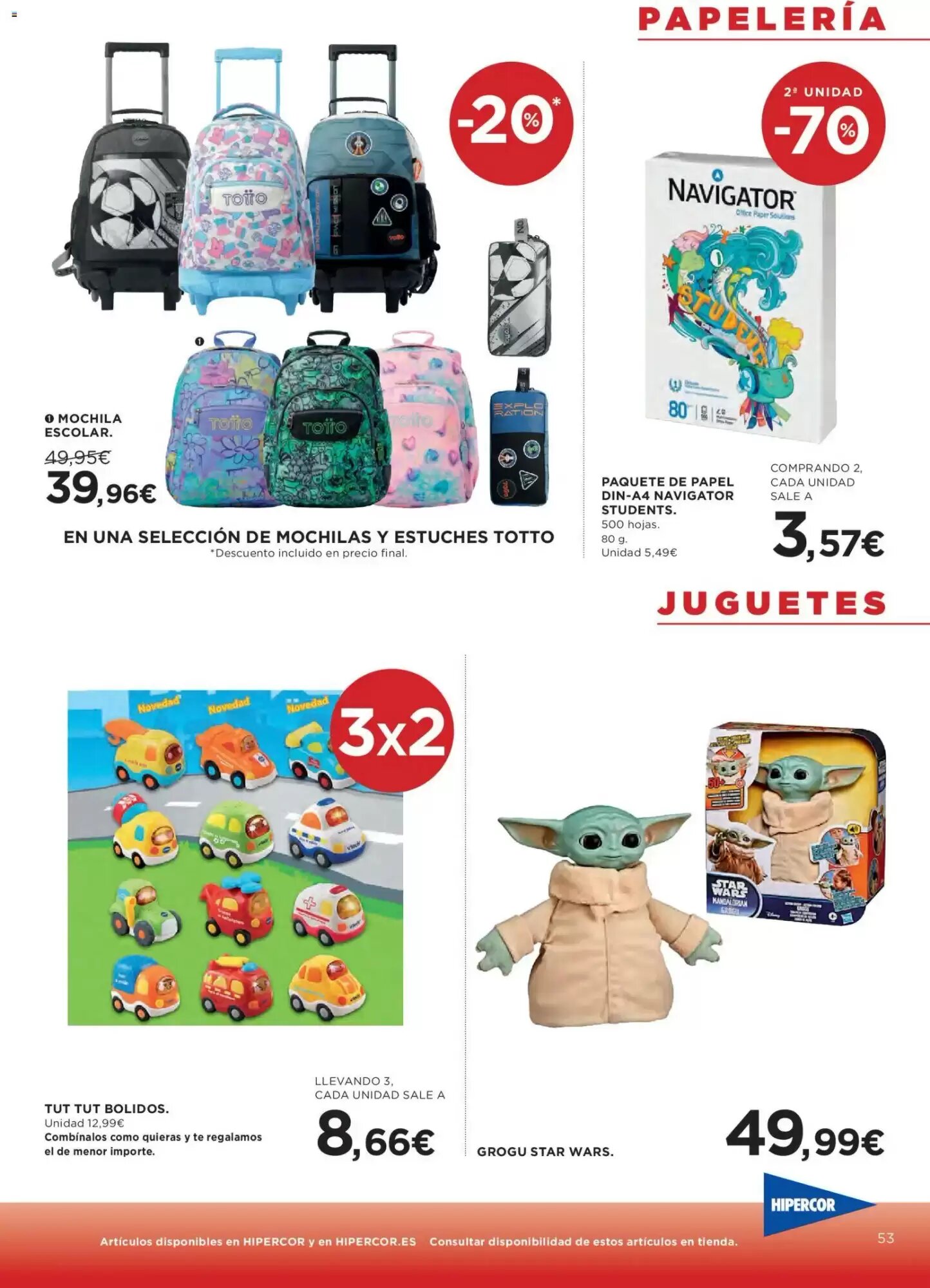 Folleto promocional de Hipercor válido desde el 24/09/2026 - Página 53.