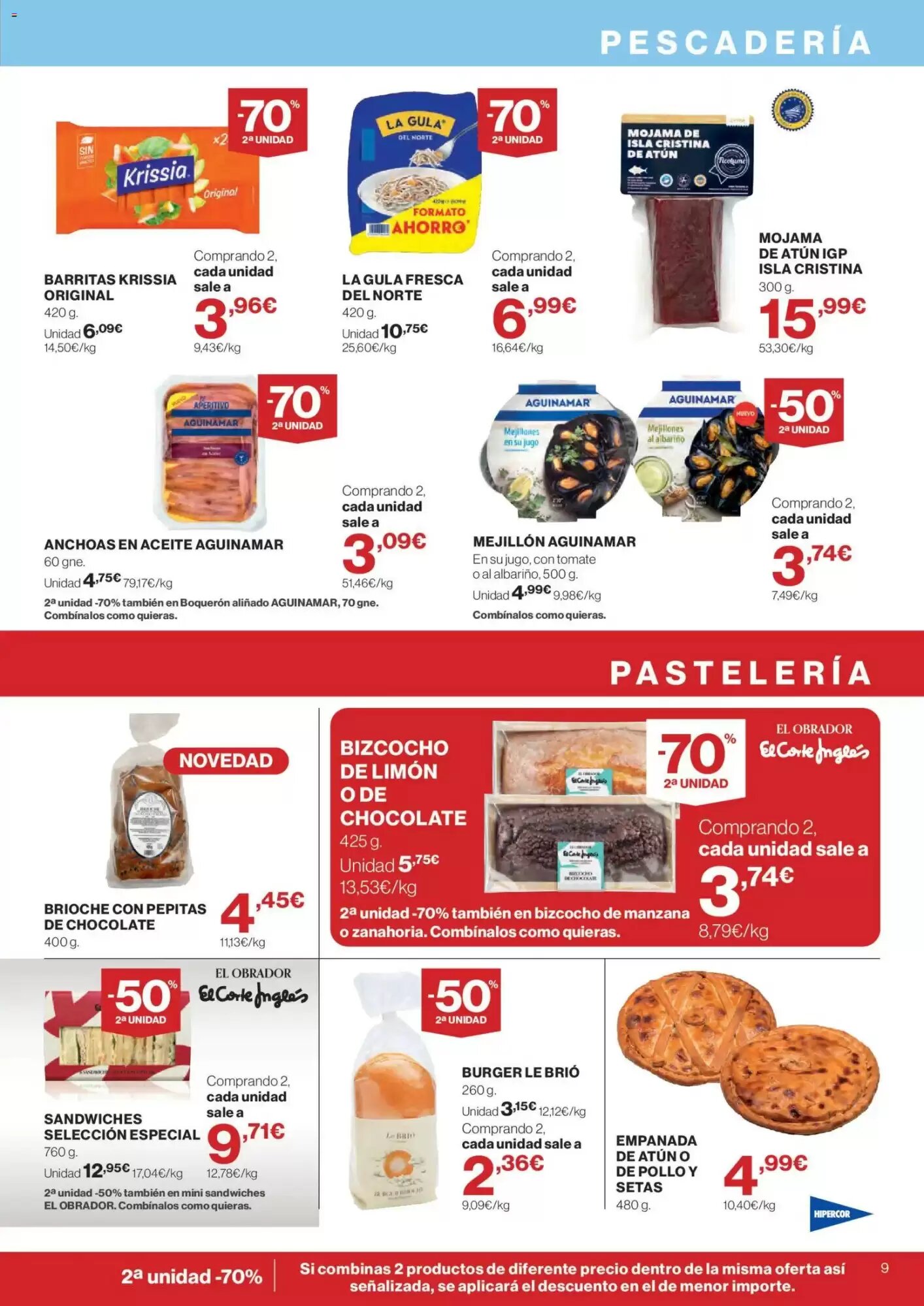 Folleto promocional de Hipercor válido desde el 24/09/2026 - Página 9.