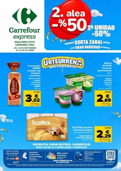 Folleto promocional de Carrefour válido desde el 24/09/2026