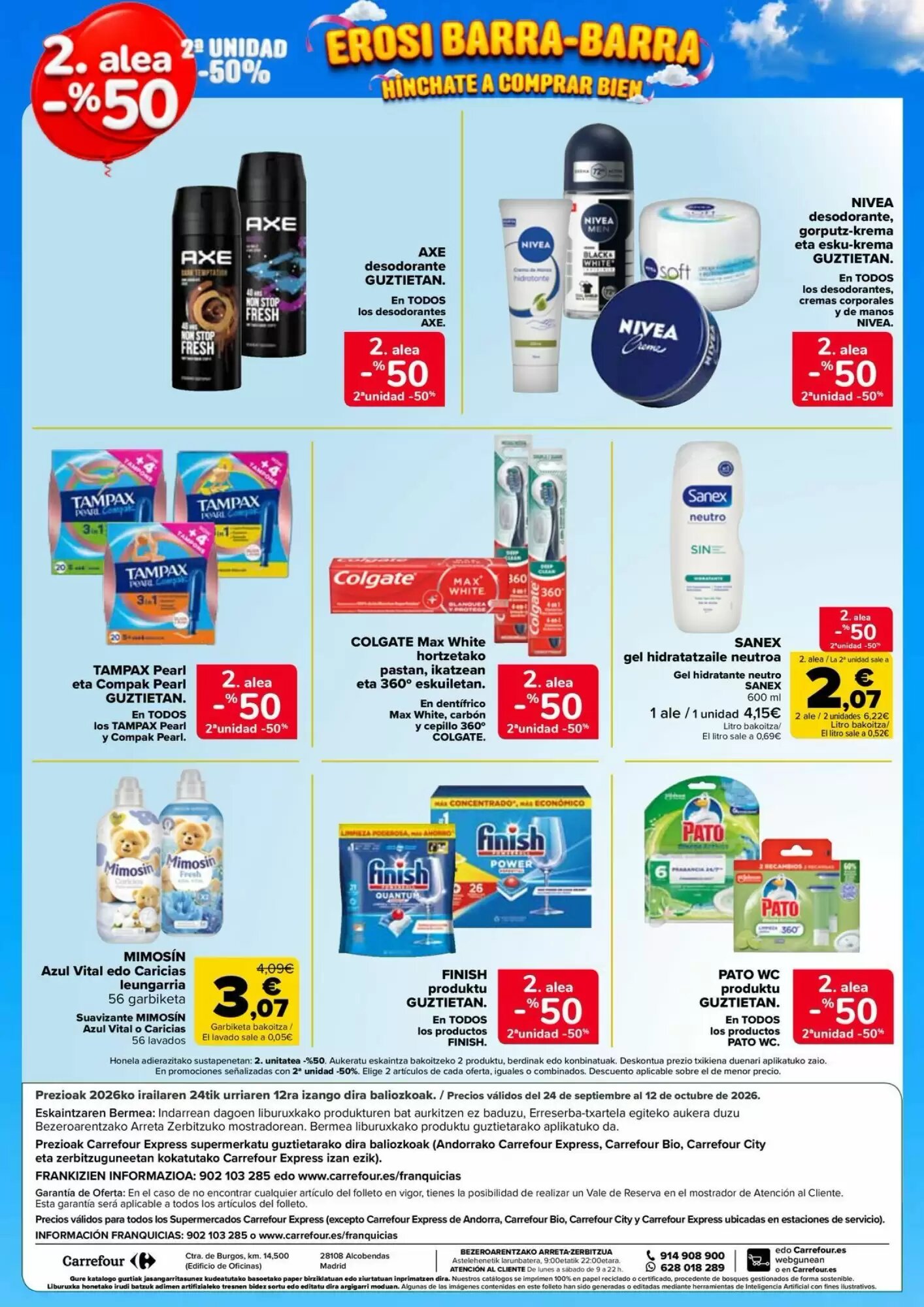 Folleto promocional de Carrefour válido desde el 24/09/2026 - Página 4.