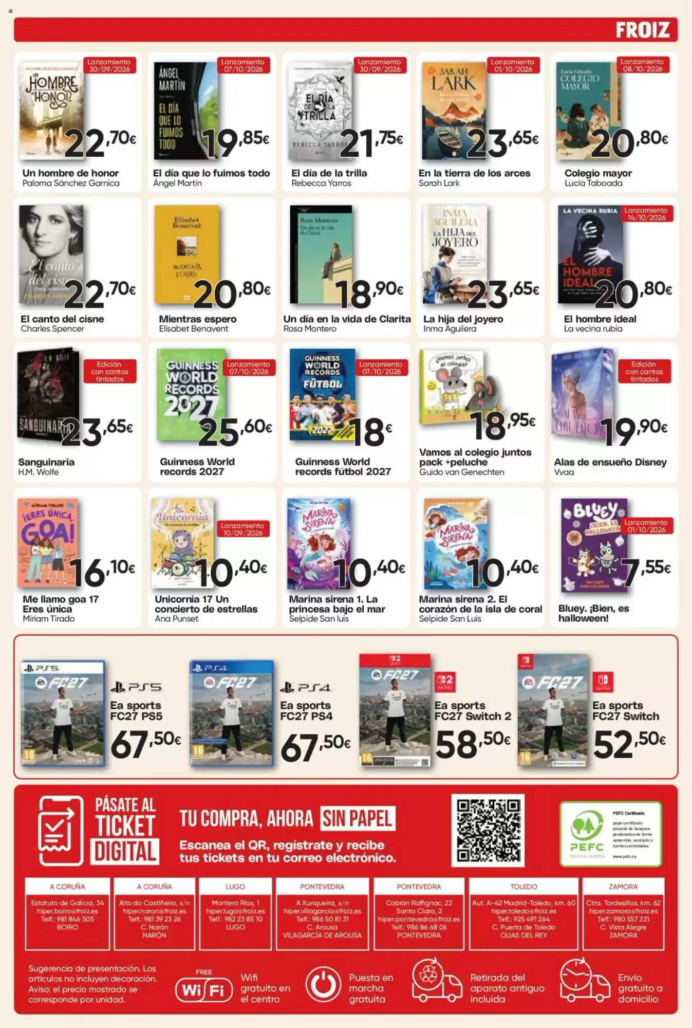 Folleto promocional de FROIZ válido desde el 24/09/2026 - Página 12.
