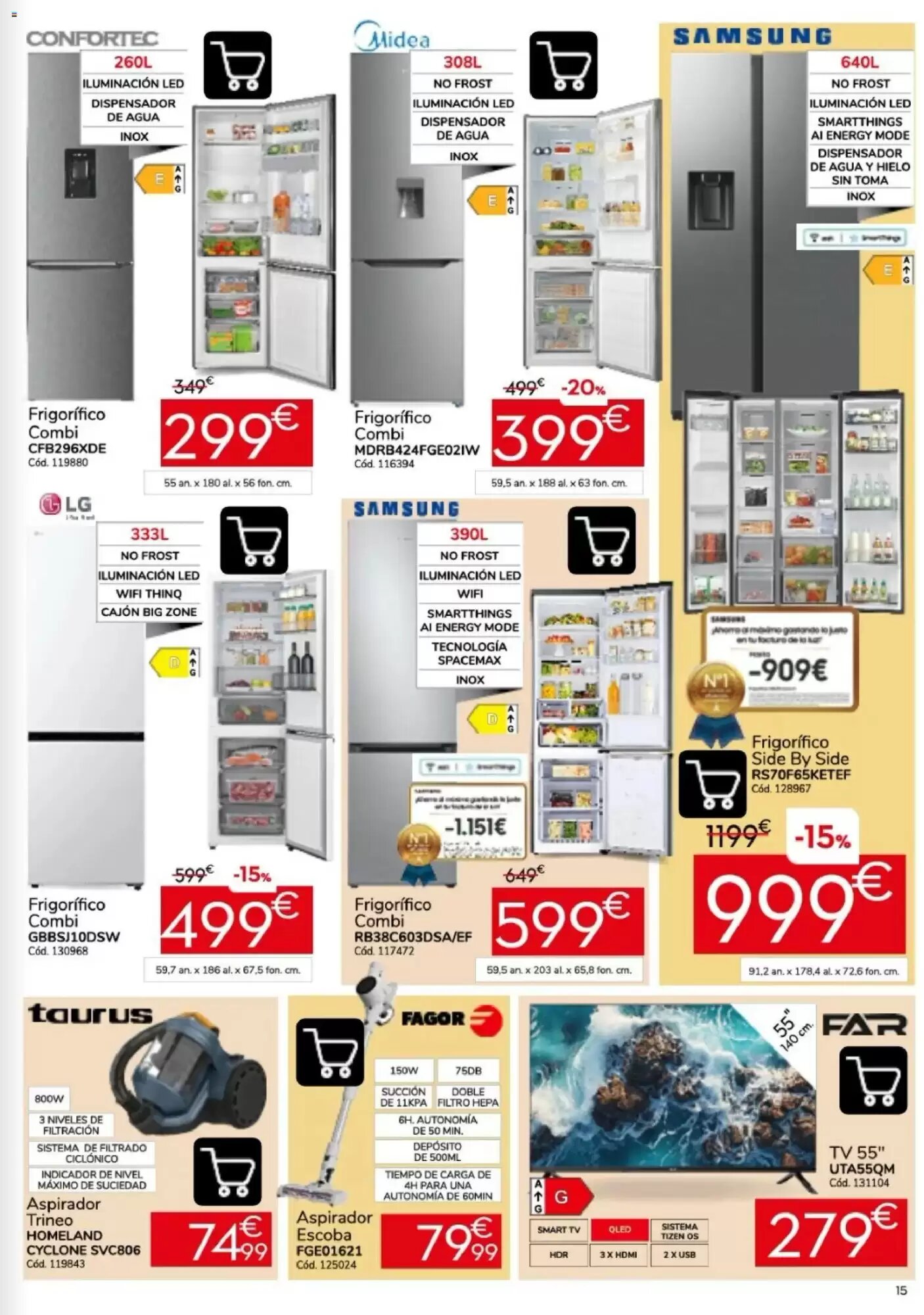 Folleto promocional de Conforama válido desde el 24/09/2026 - Página 15.