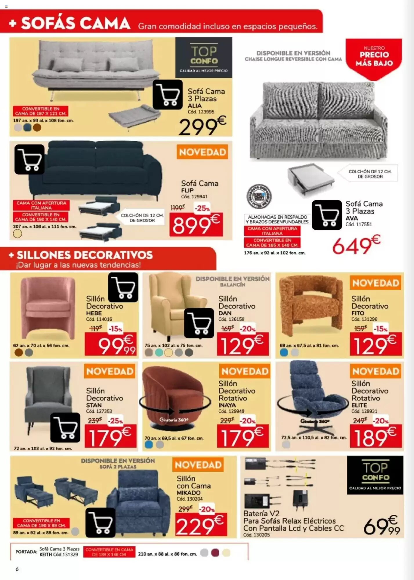 Folleto promocional de Conforama válido desde el 24/09/2026 - Página 6.
