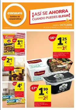 Folleto promocional de Consum válido desde el 24/09/2026