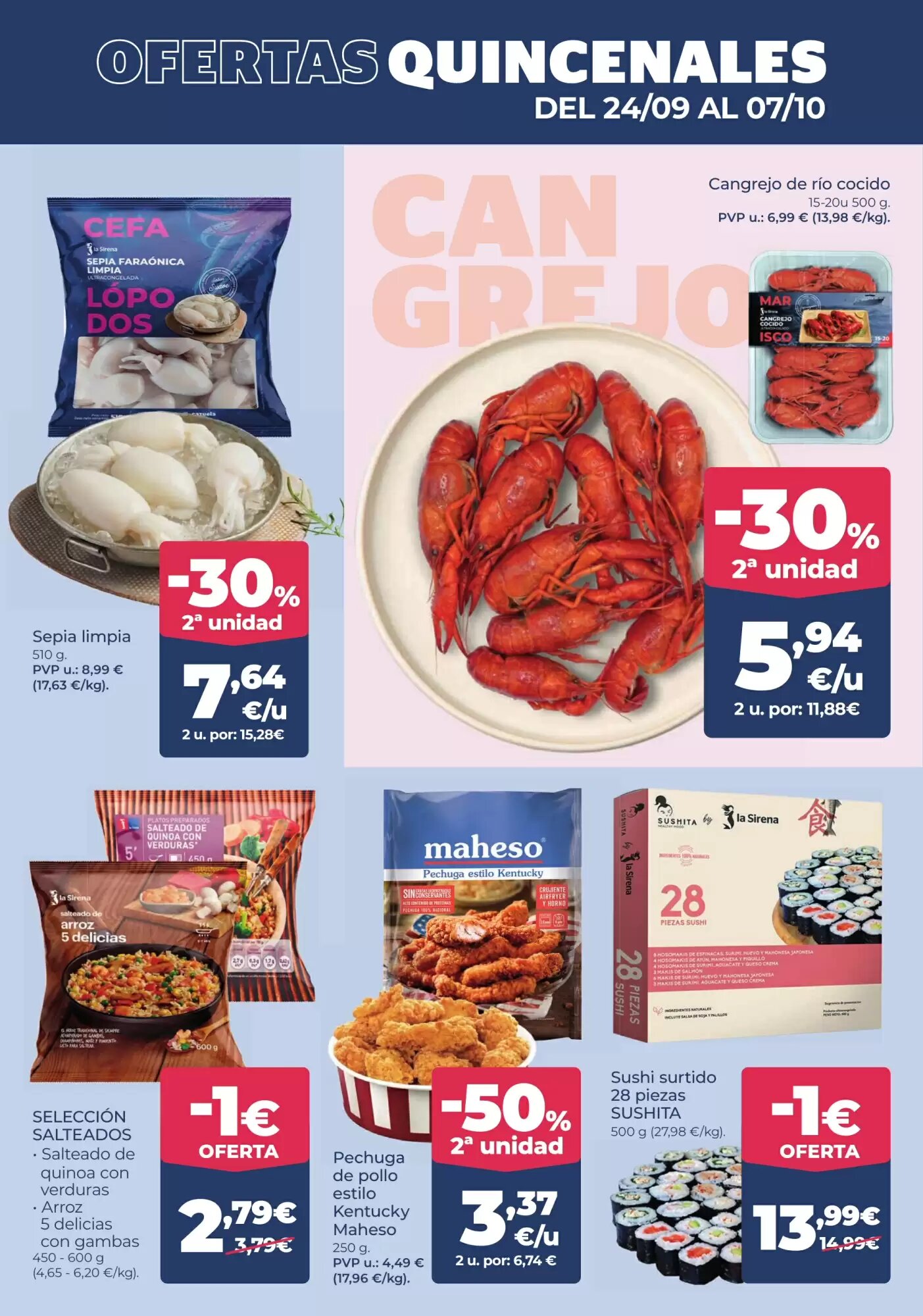 Folleto promocional de La Sirena válido desde el 24/09/2026 - Página 6.