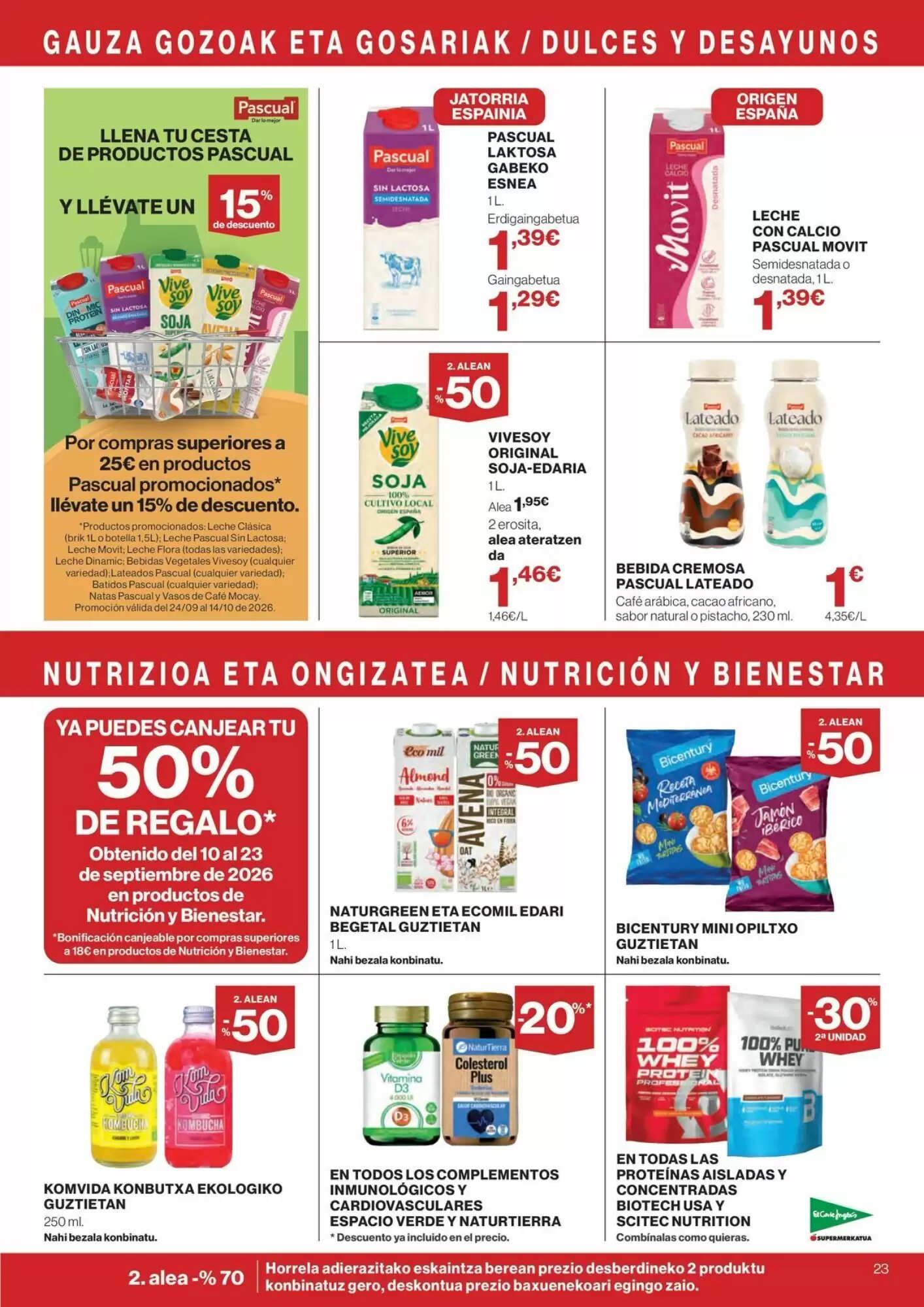 Folleto promocional de El Corte Inglés válido desde el 24/09/2026 - Página 23.