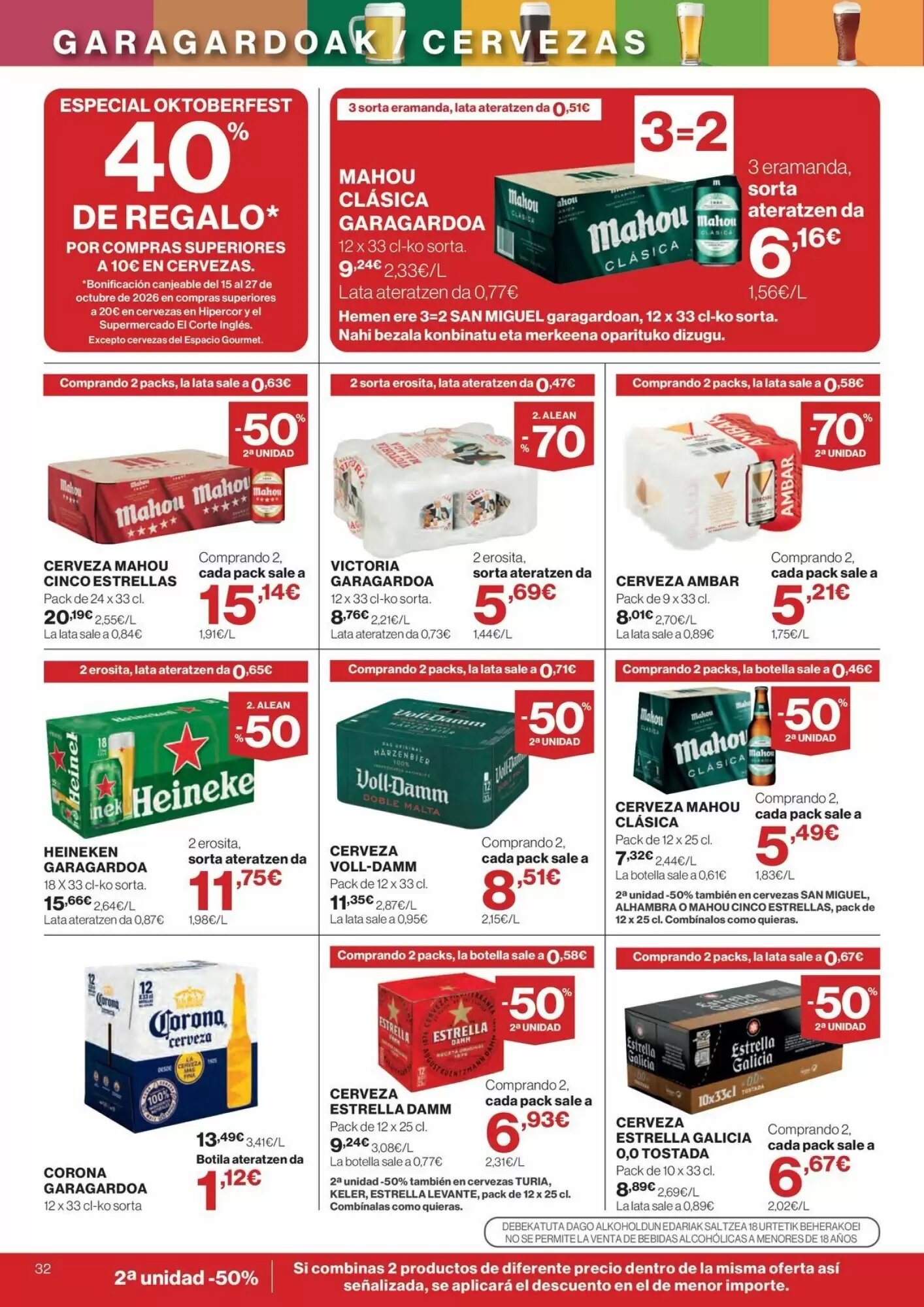 Folleto promocional de El Corte Inglés válido desde el 24/09/2026 - Página 32.