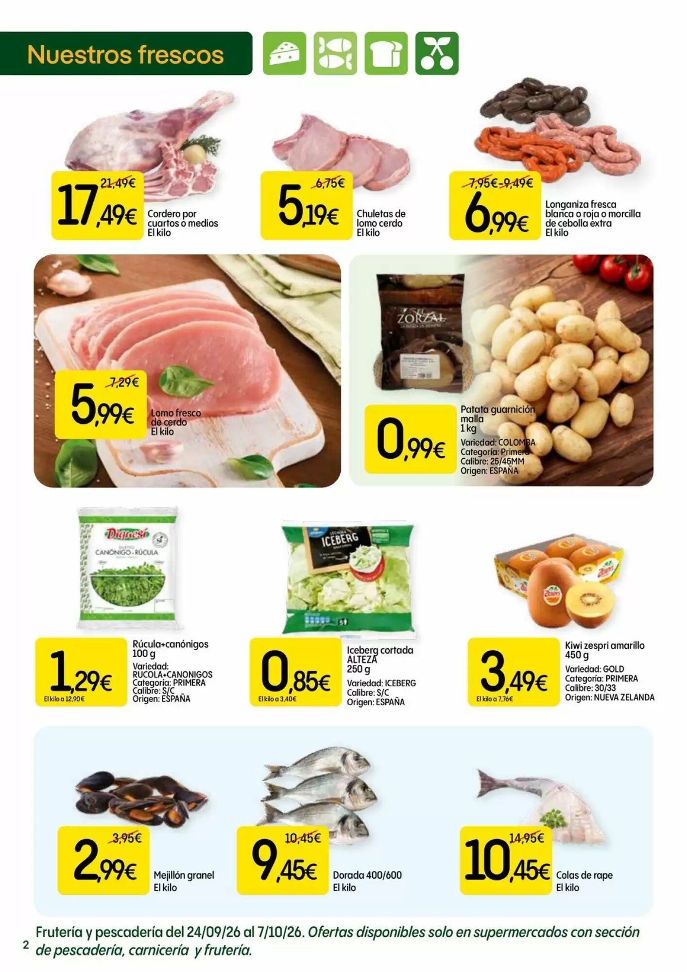 Folleto promocional de Dialprix válido desde el 24/09/2026 - Página 2.