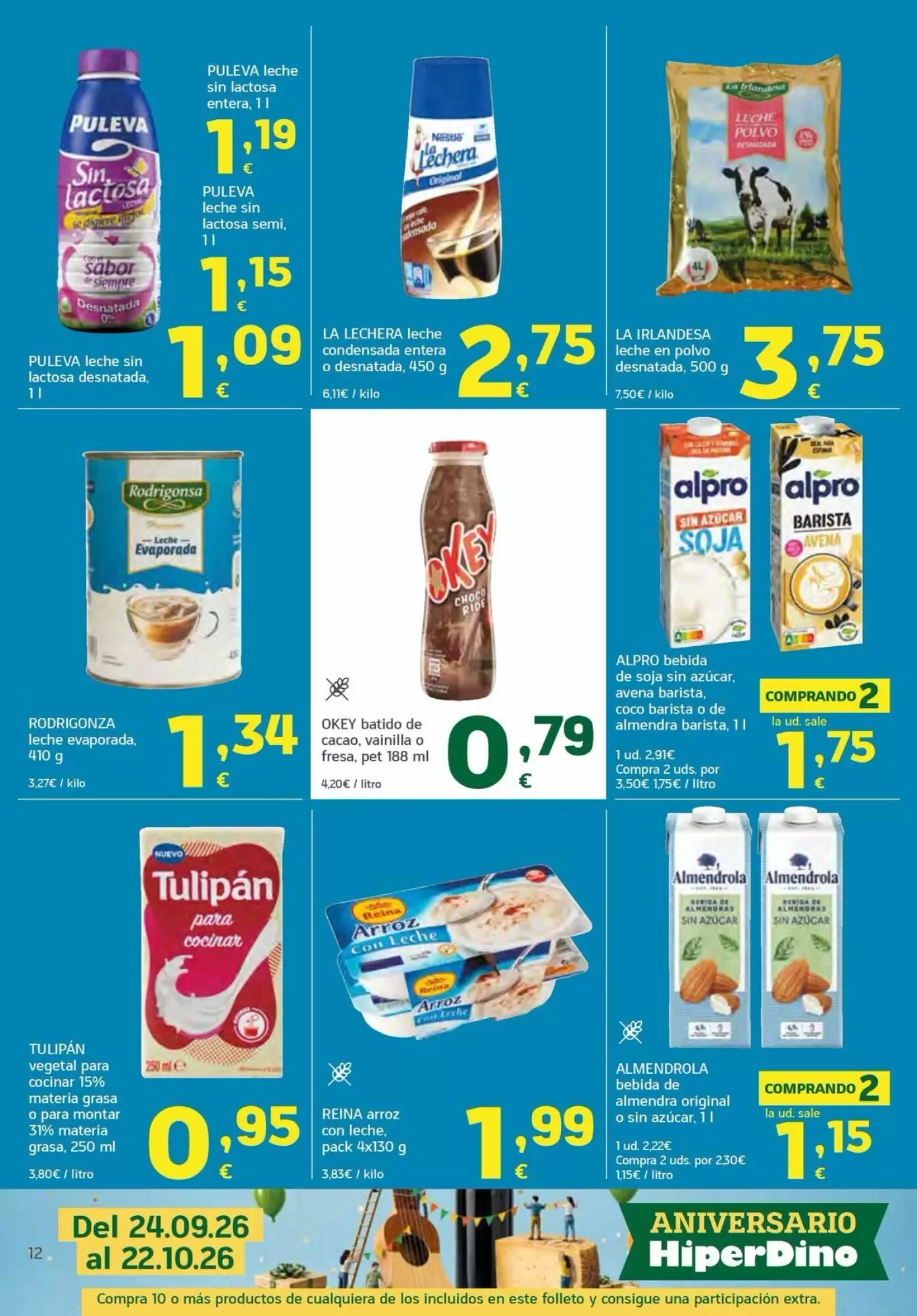 Folleto promocional de HiperDino válido desde el 24/09/2026 - Página 12.