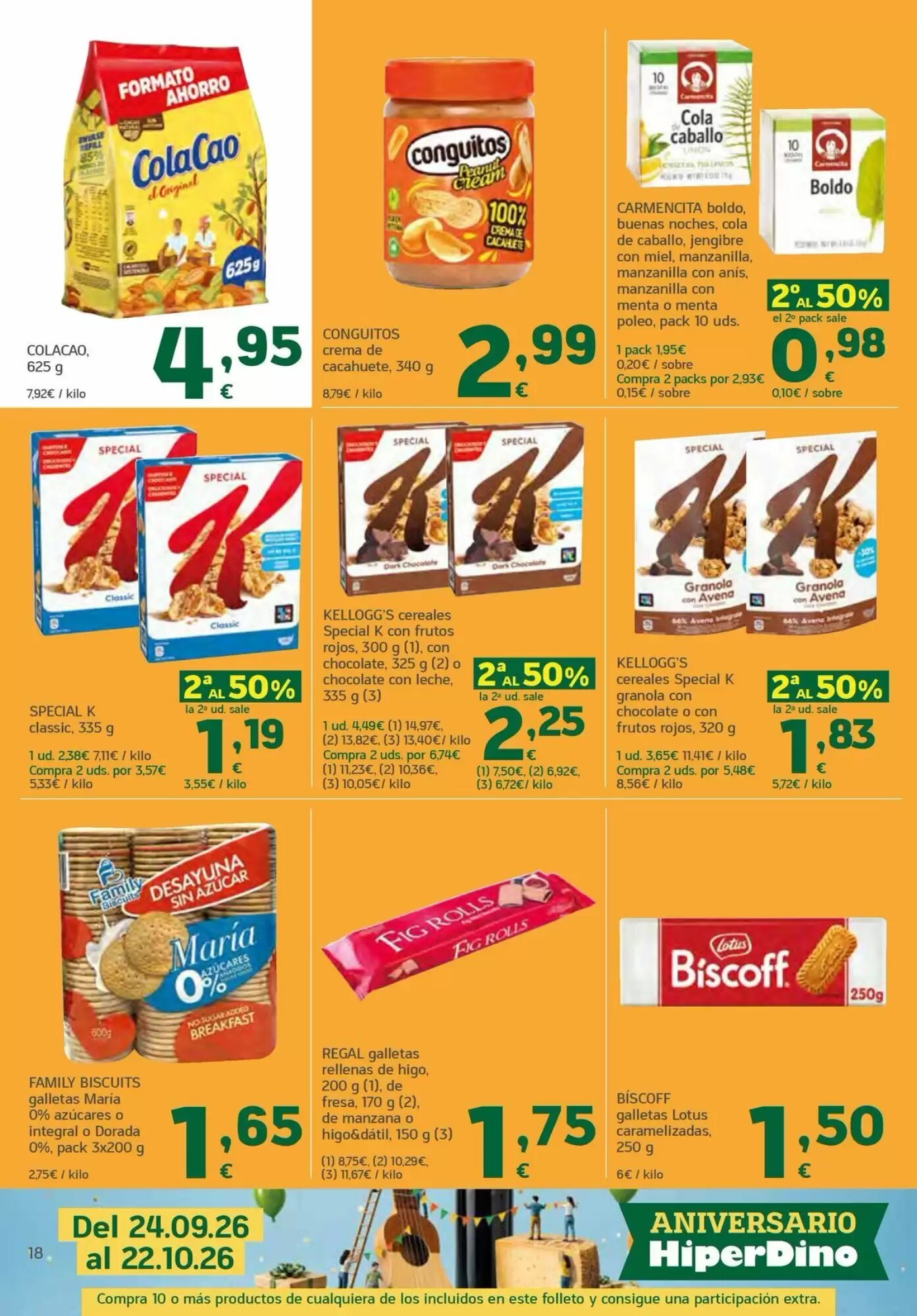 Folleto promocional de HiperDino válido desde el 24/09/2026 - Página 18.