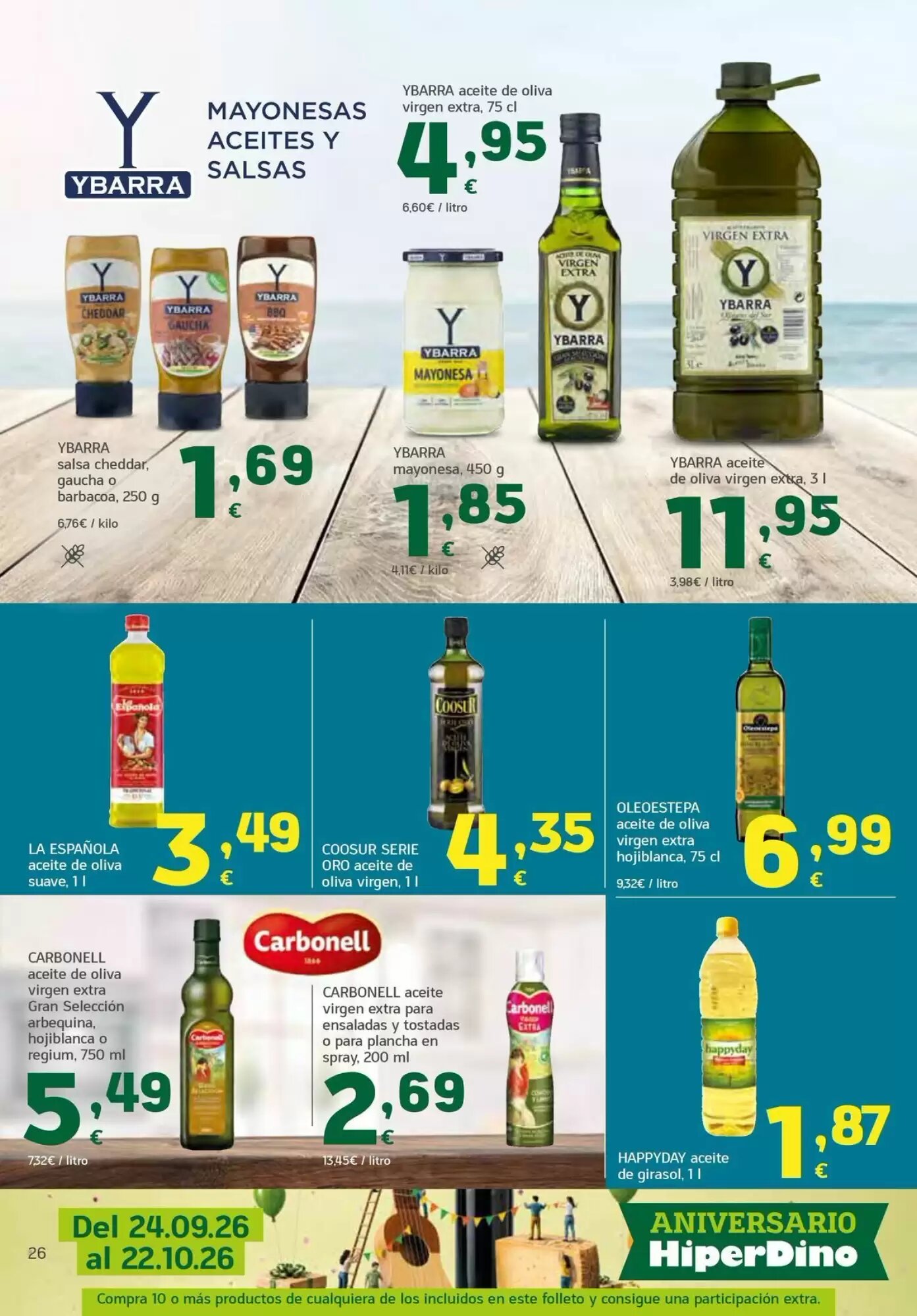 Folleto promocional de HiperDino válido desde el 24/09/2026 - Página 26.