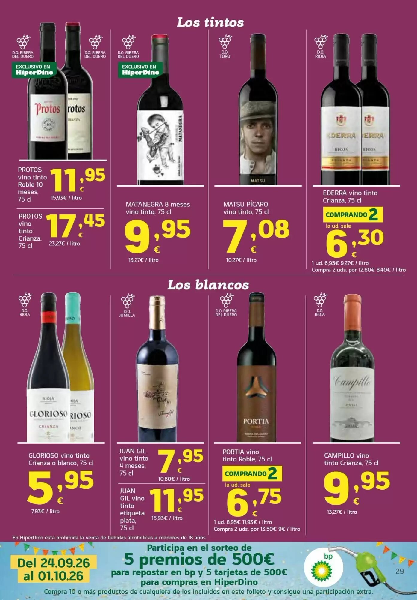 Folleto promocional de HiperDino válido desde el 24/09/2026 - Página 29.