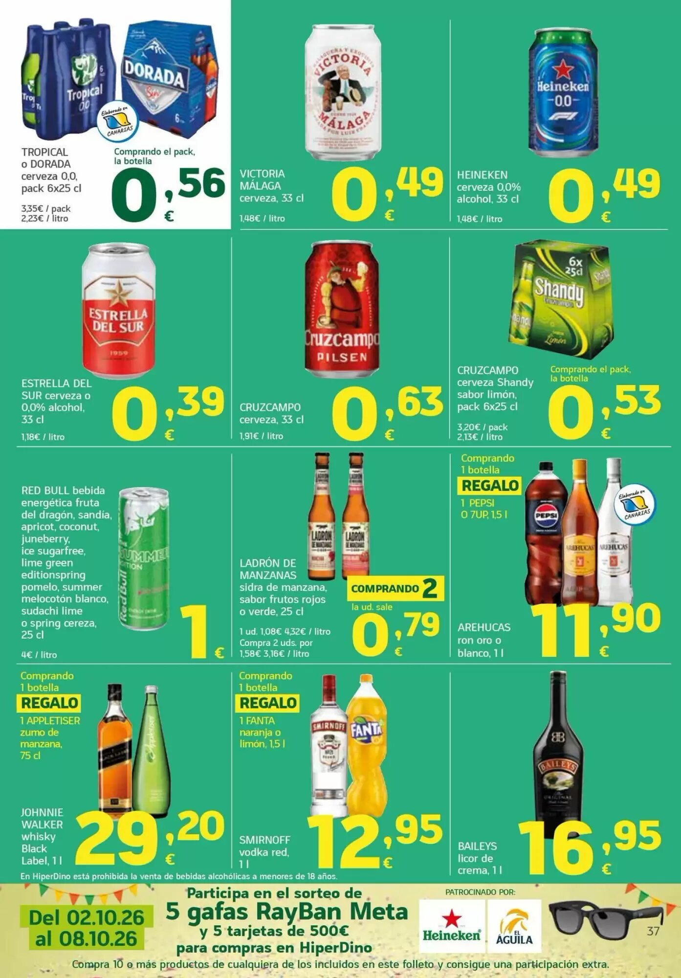Folleto promocional de HiperDino válido desde el 24/09/2026 - Página 37.