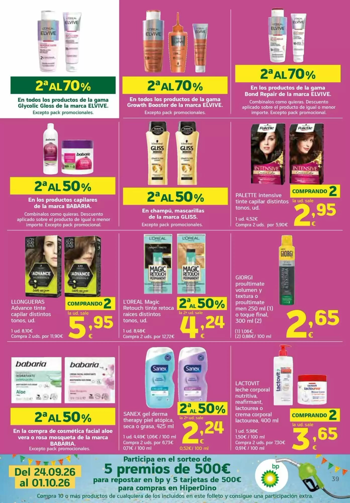 Folleto promocional de HiperDino válido desde el 24/09/2026 - Página 39.