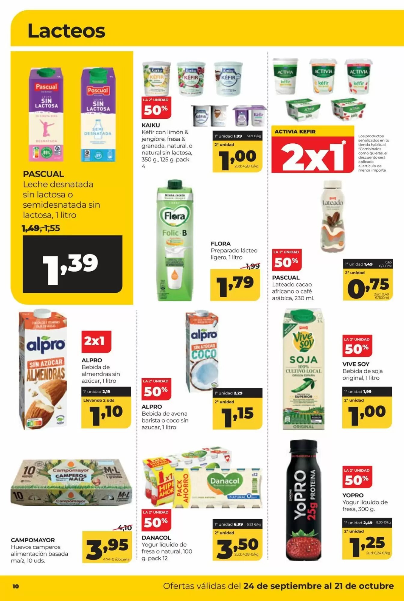 Folleto promocional de Alimerka válido desde el 24/09/2026 - Página 10.