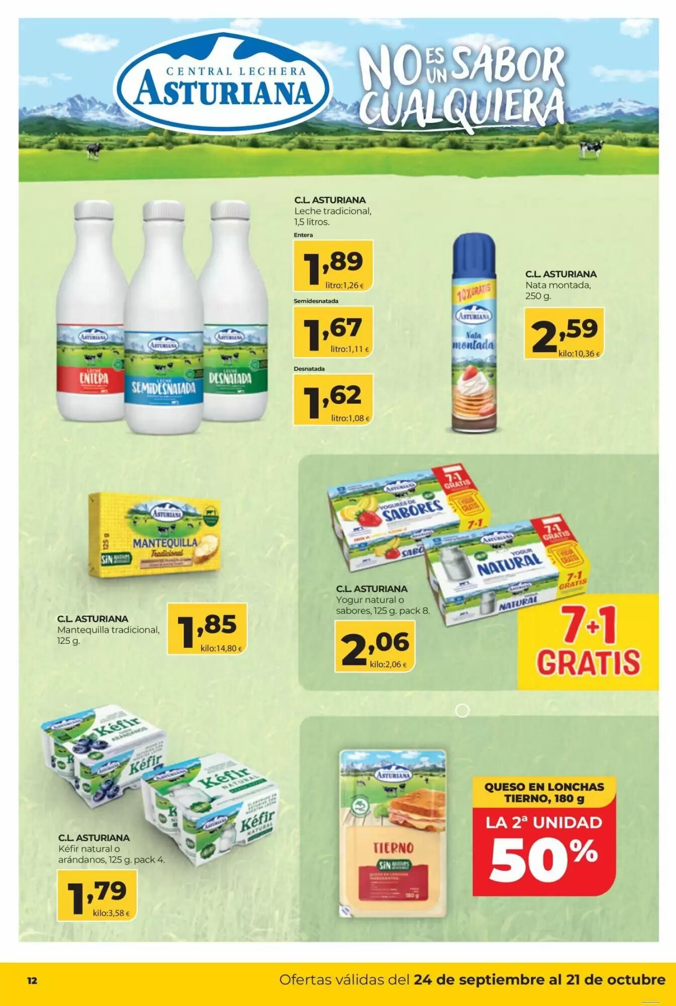 Folleto promocional de Alimerka válido desde el 24/09/2026 - Página 12.